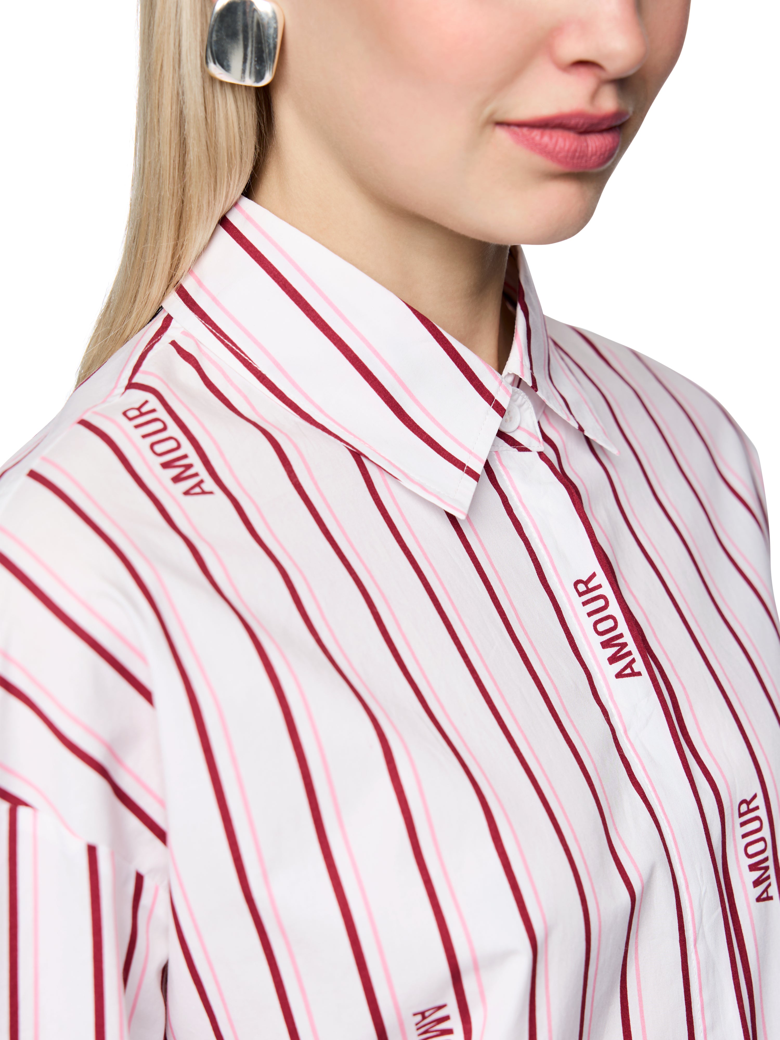 Marc Cain Gestreifte Bluse "Rethink Together"