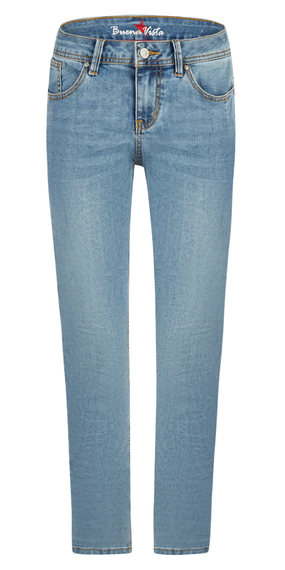 Buena Vista Malibu-Zip high cropped stretch