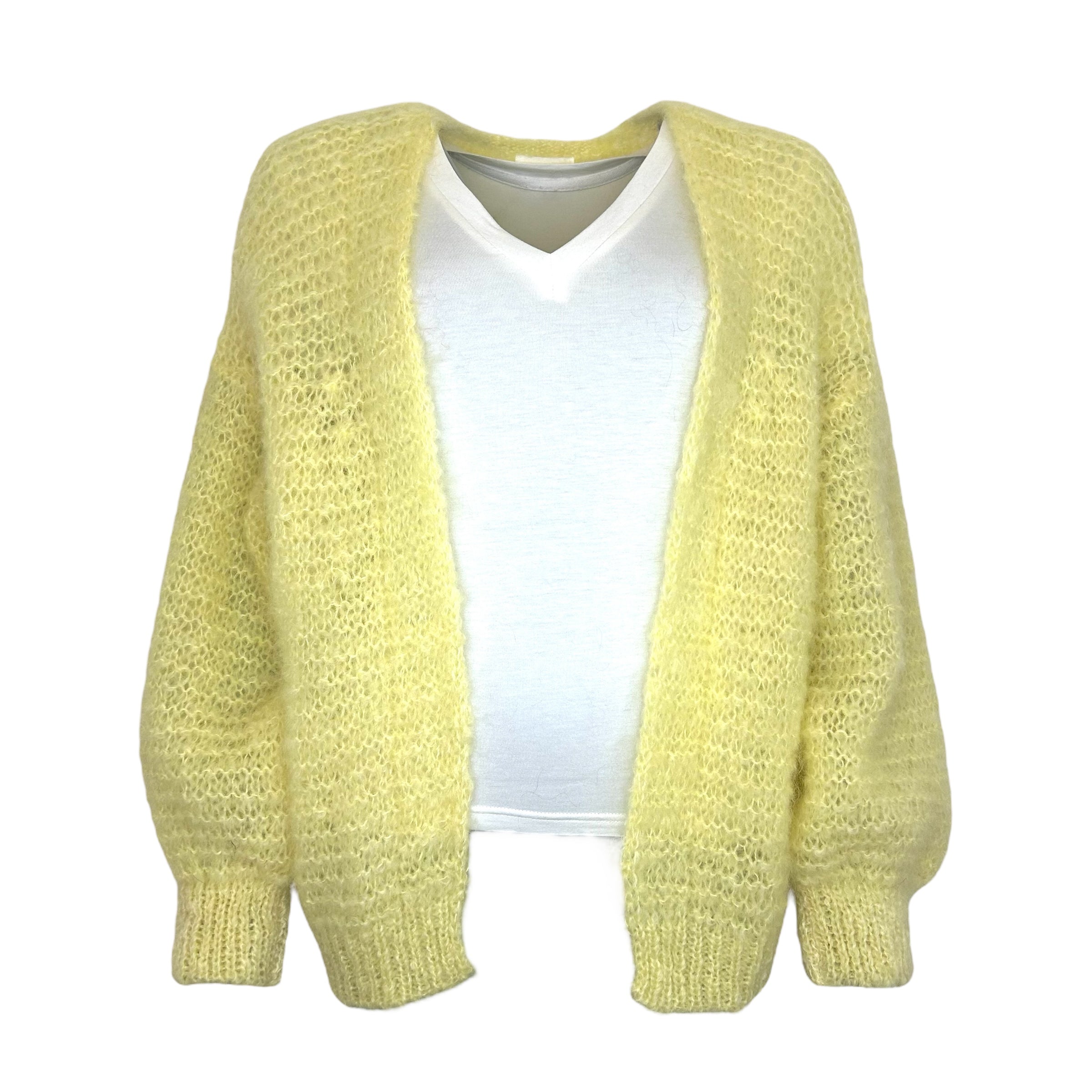 TWNS Long-sleeved open fluffy Strickjacke Cortez