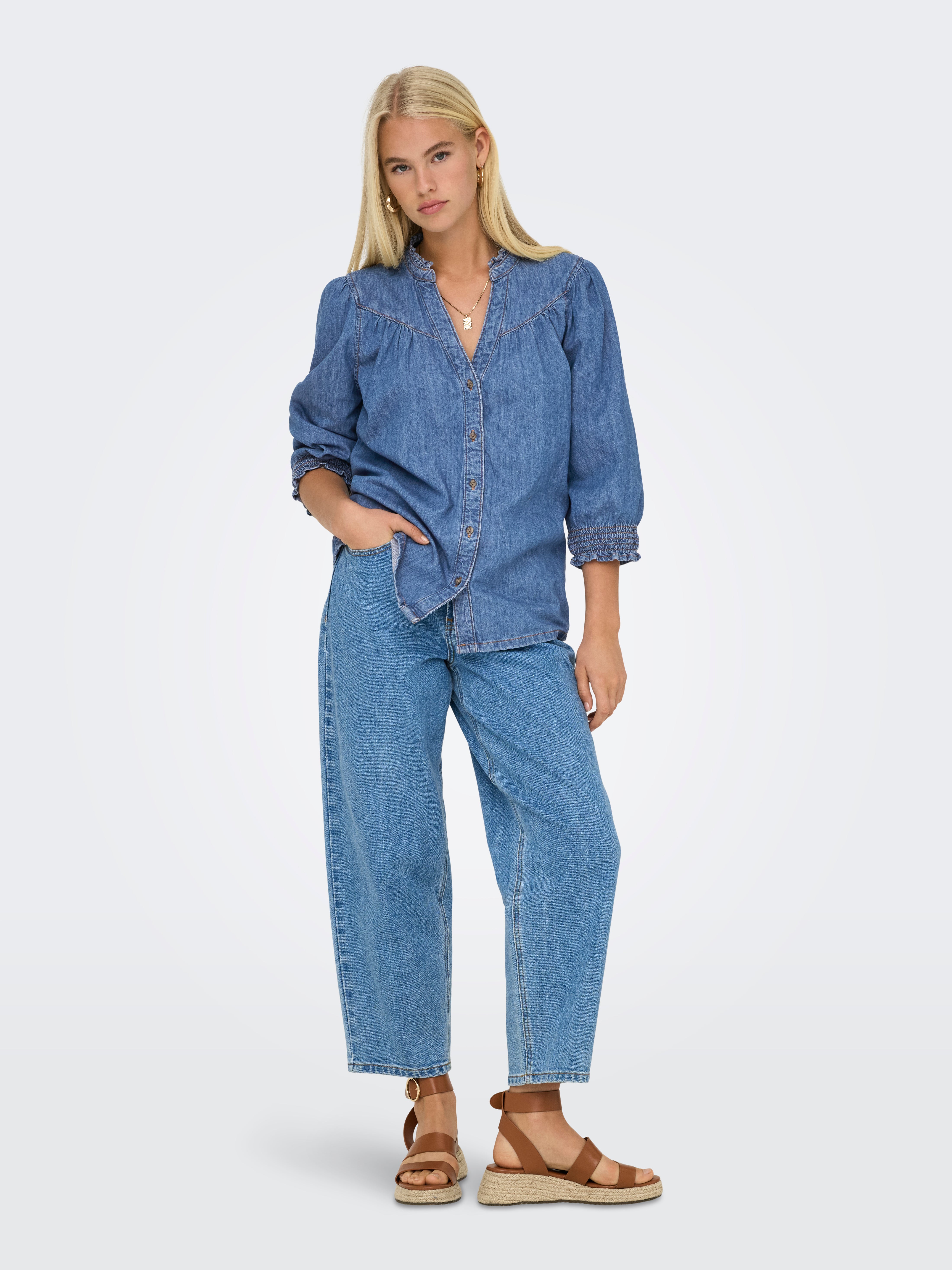 Only Jeanshemd 3/4 ONLRAYA