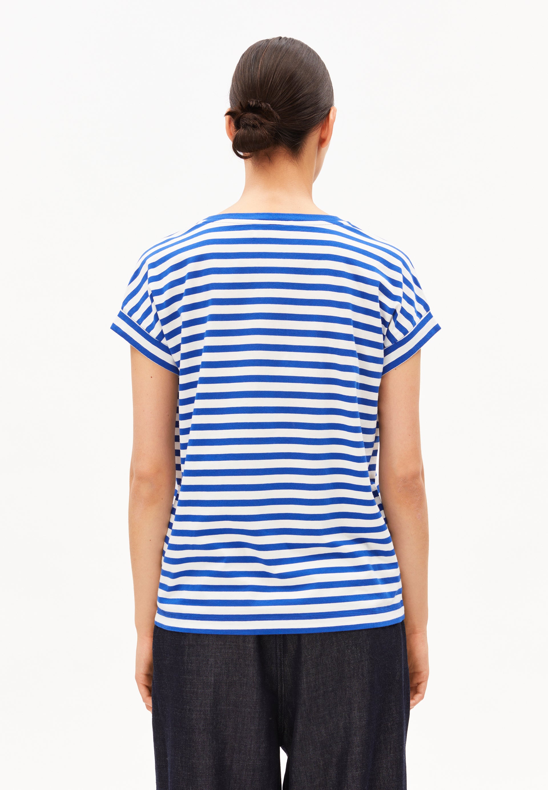 armedangels gestreiftes T-SHIRT IDAARA aus Bio-Baumwolle