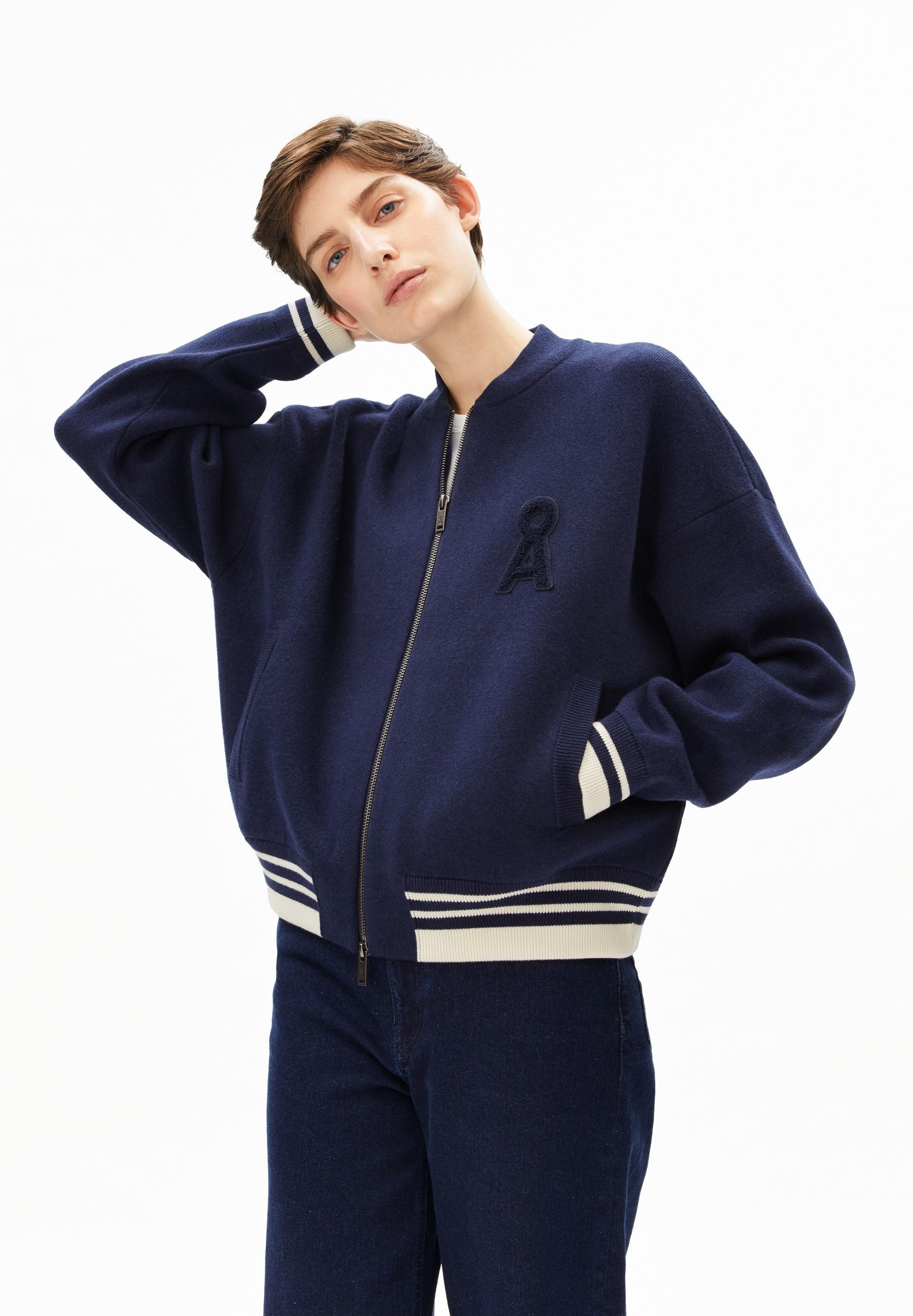 armedangels Bomberjacke ICONIC Å aus Bio-Baumwoll-Mix