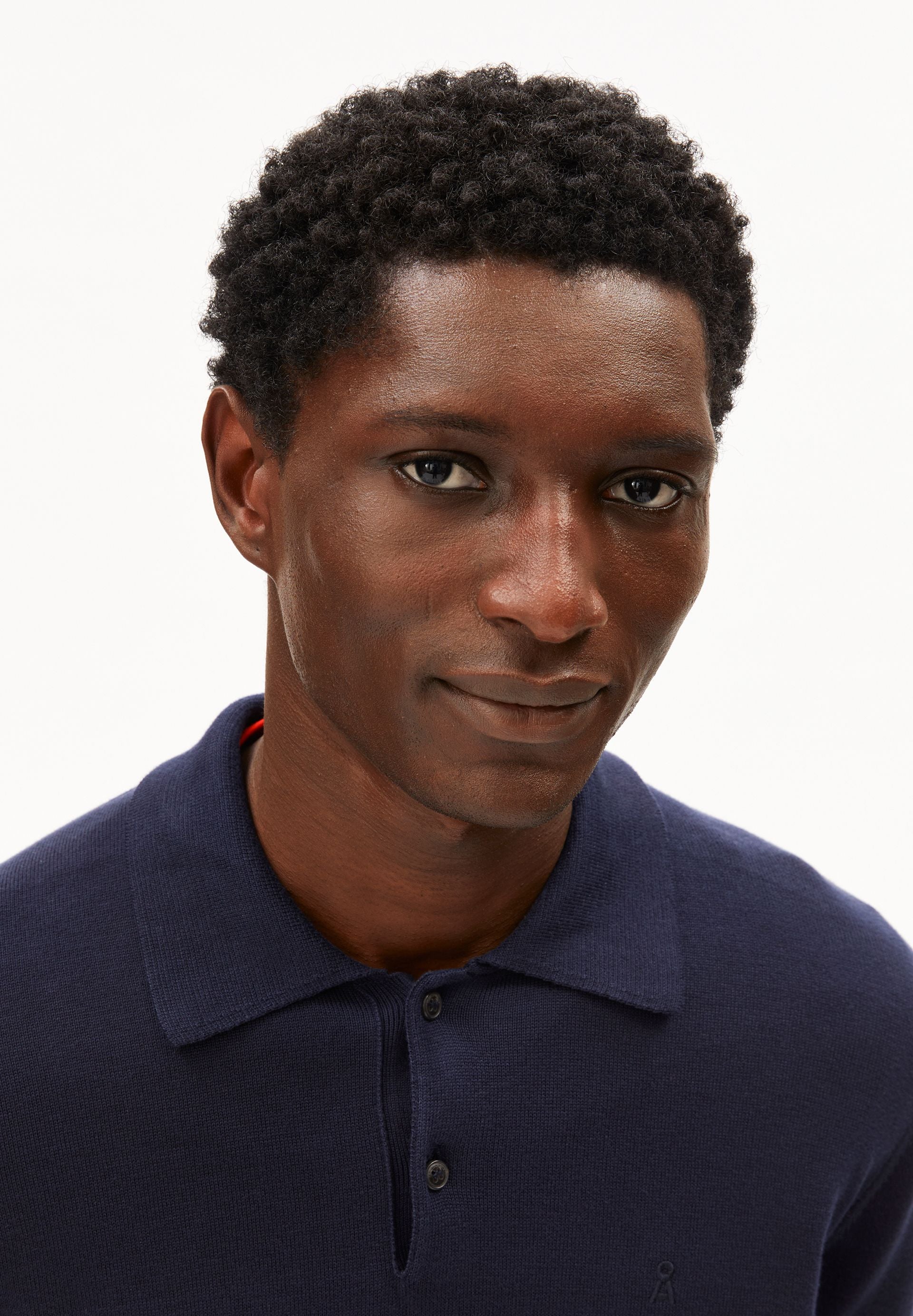 armedangels Langarm-Strickpoloshirt aus Bio-Baumwolle