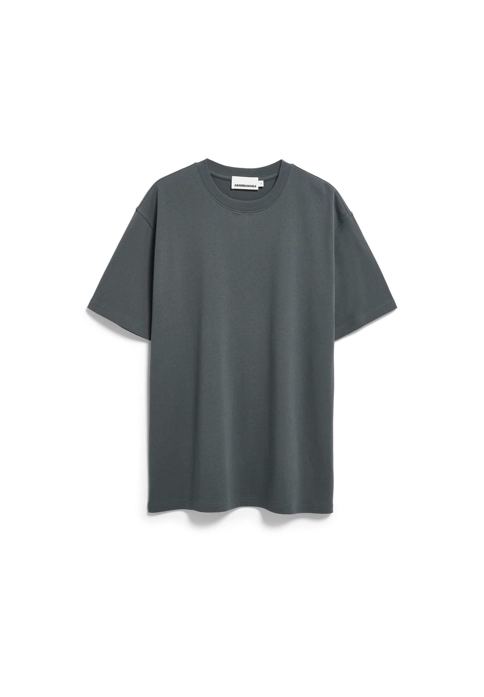 armedangels T-SHIRT MAARKOS HEAVY WEIGHT aus Baumwoll-Mix