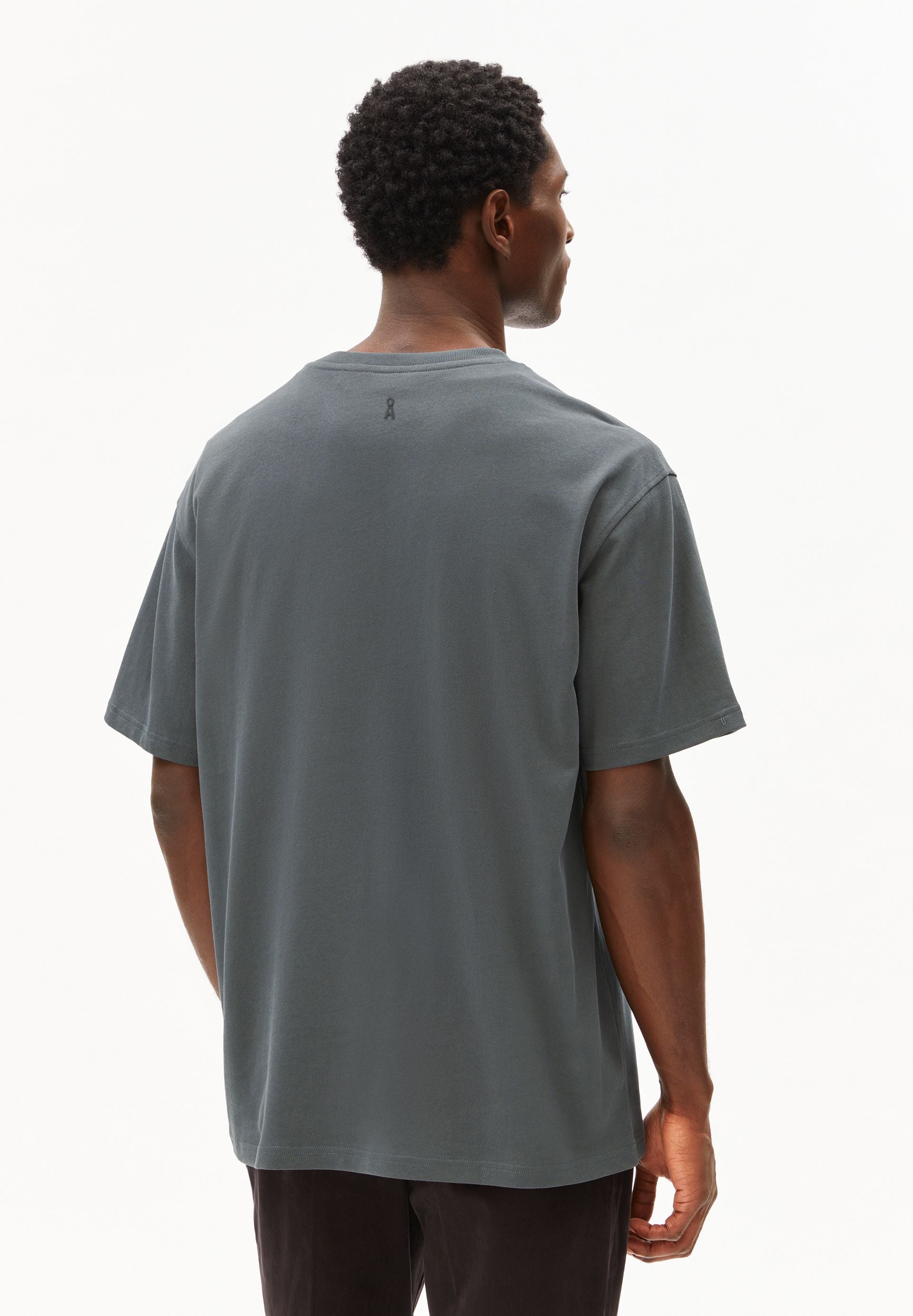 armedangels T-SHIRT MAARKOS HEAVY WEIGHT aus Baumwoll-Mix