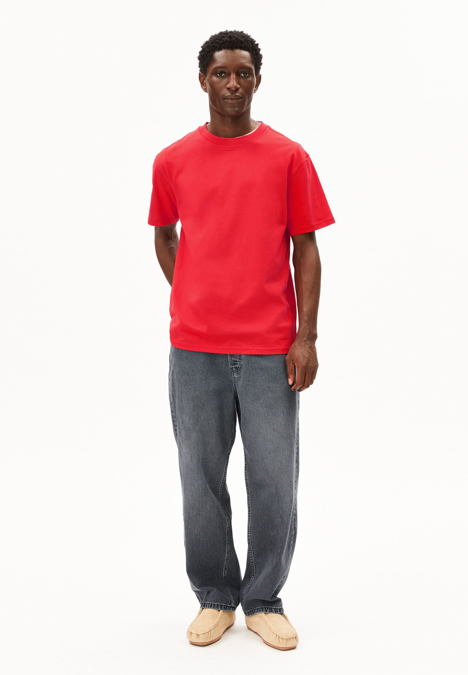 armedangels T-SHIRT MAARKOS MID WEIGHT aus Bio-Baumwolle