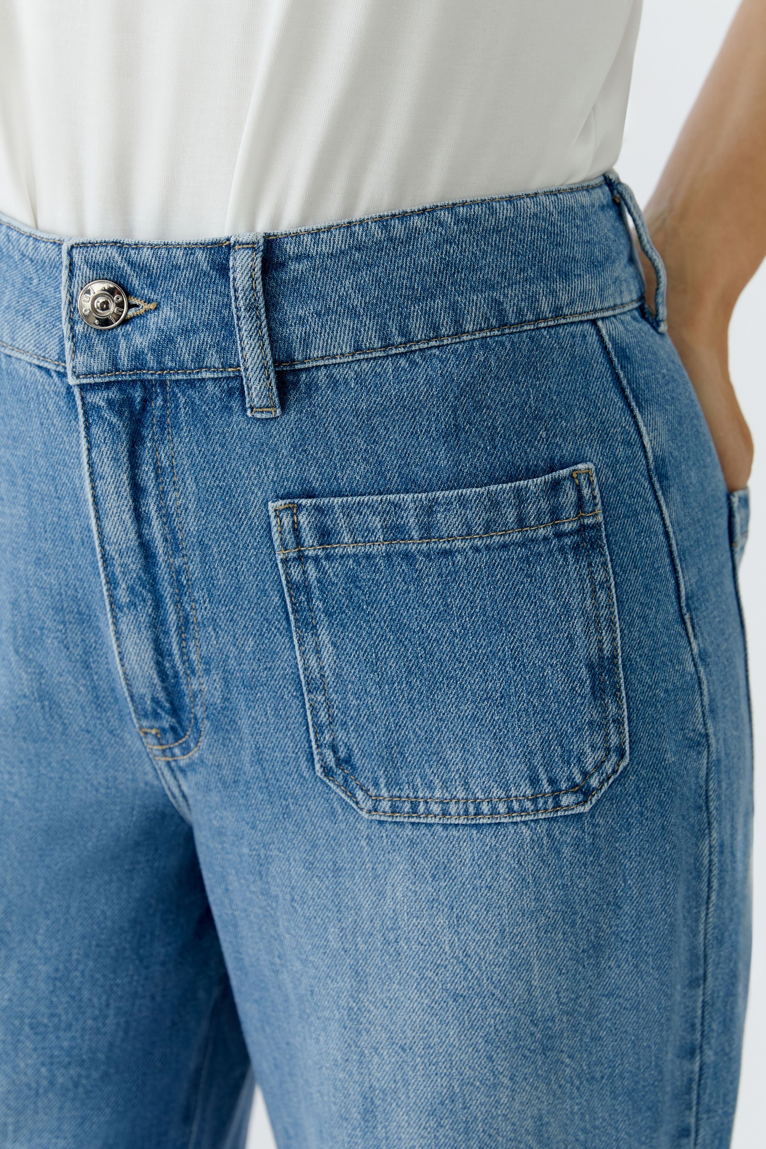 OUI Jeans HIGH WAIST mit weitem Bein