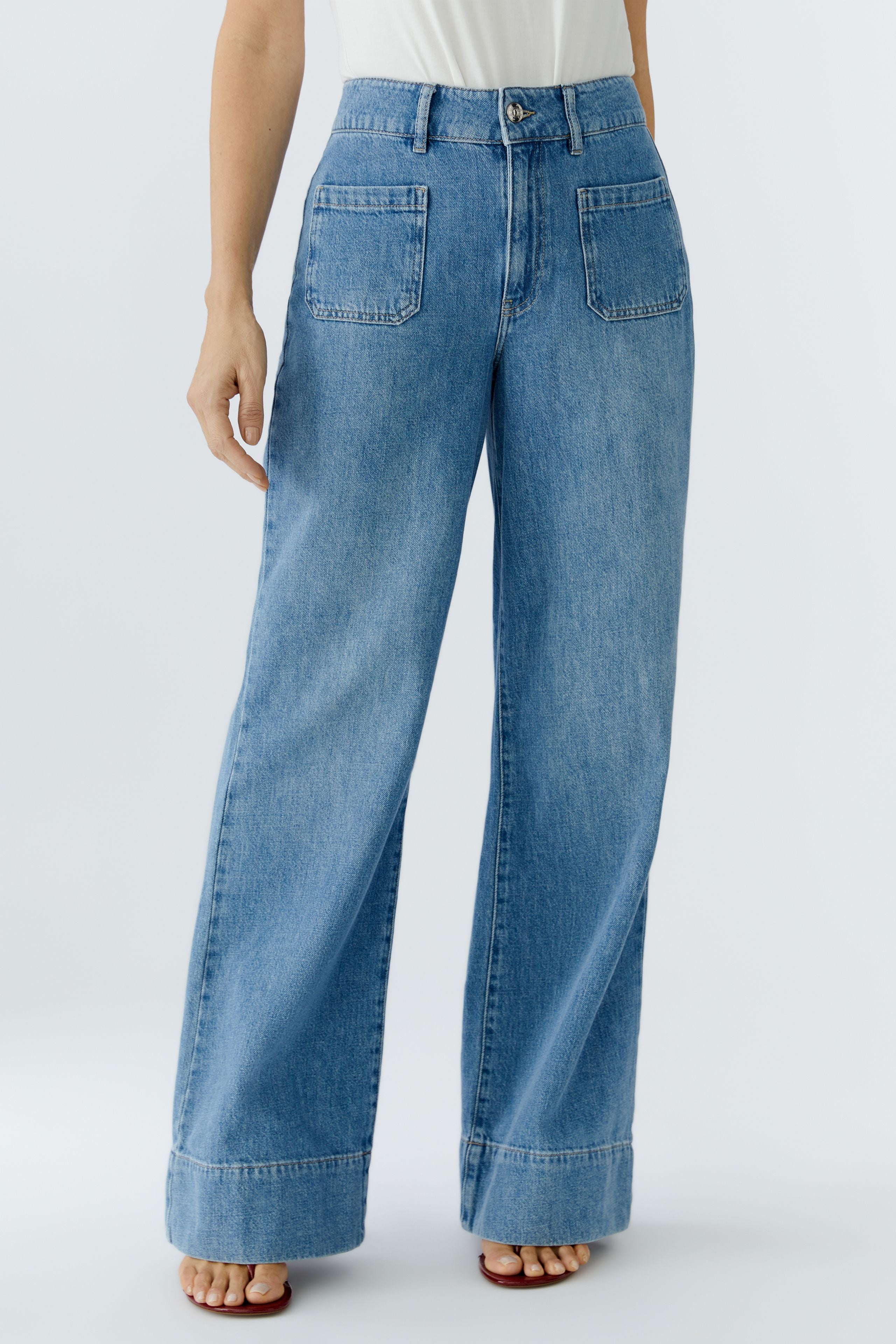 OUI Jeans HIGH WAIST mit weitem Bein