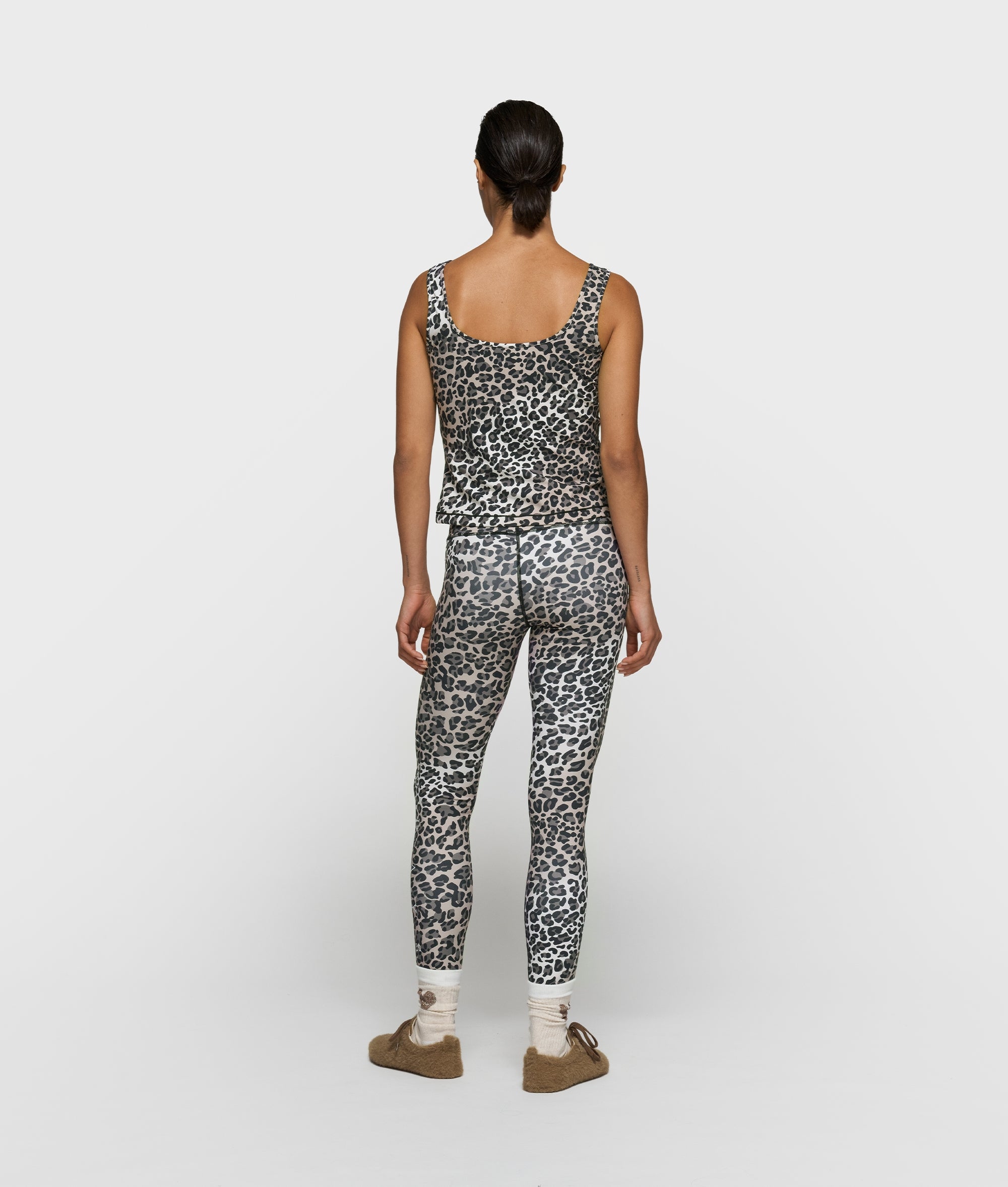 10Days slimfit tanktop leopard