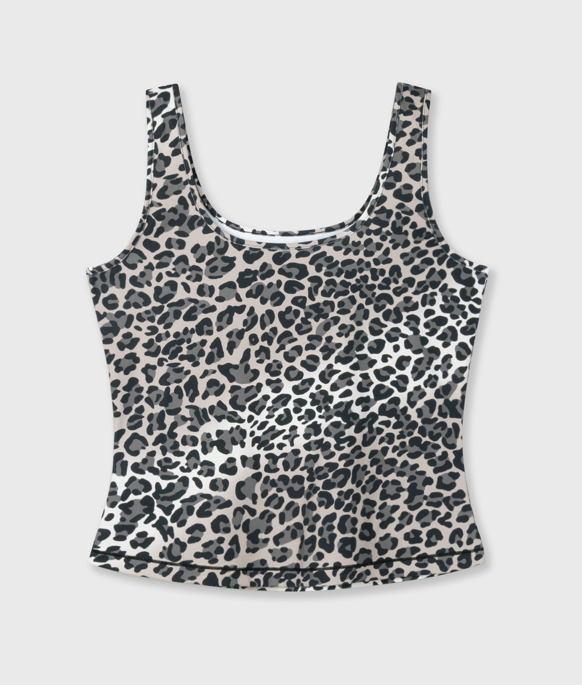 10Days slimfit tanktop leopard