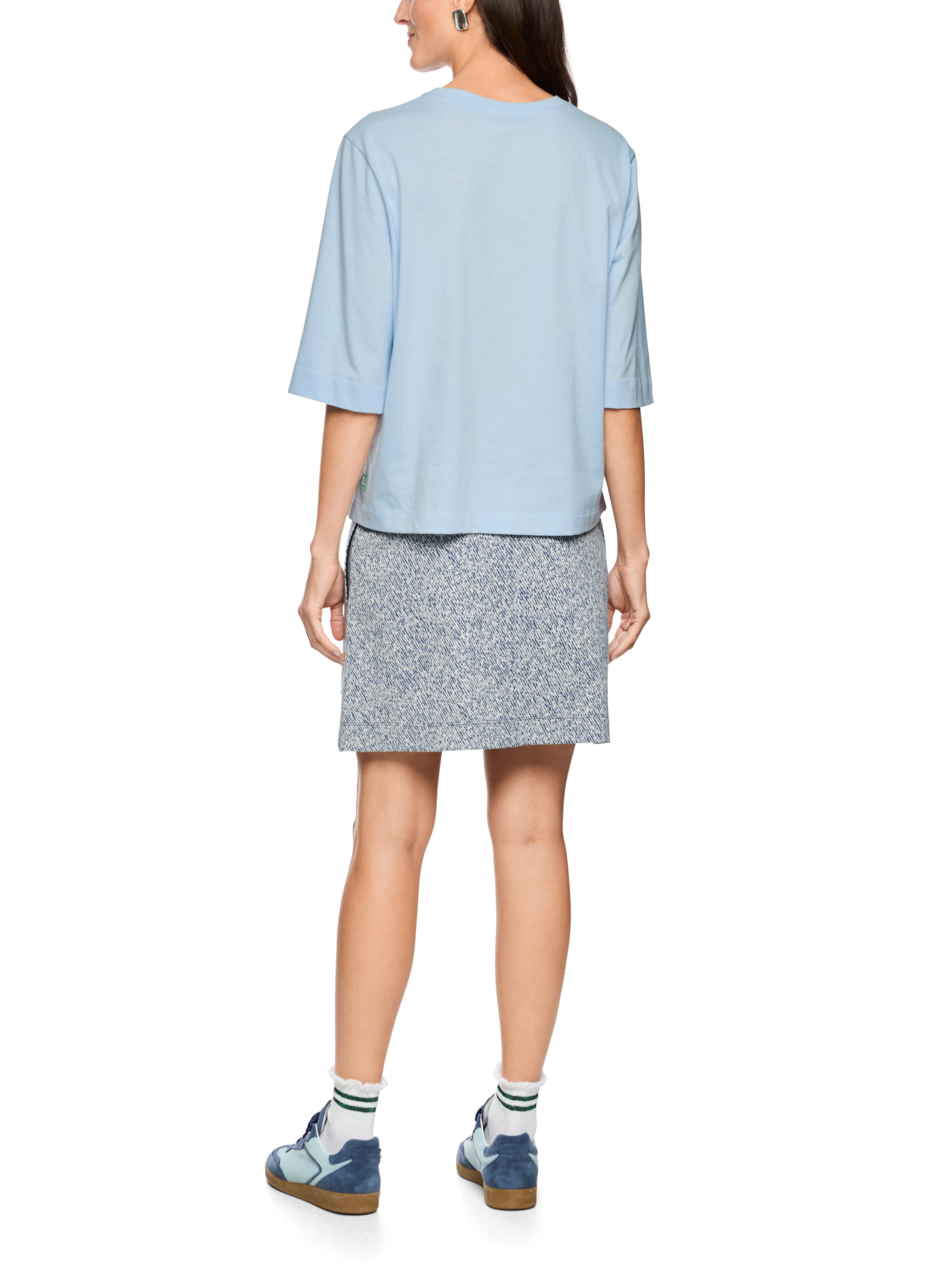 Marc Cain Shirt mit Matcha-Print "Rethink Together"
