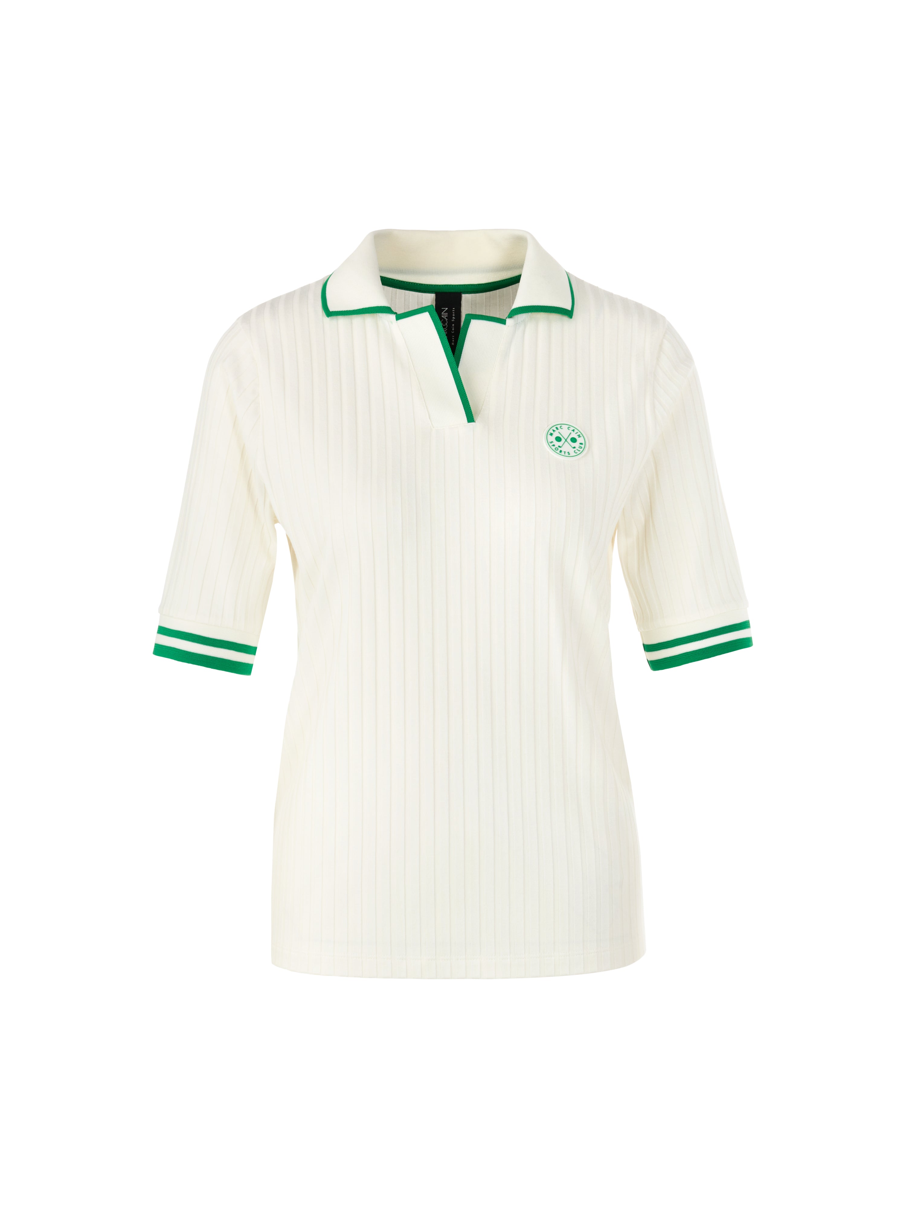 Marc Cain Poloshirt im Ripp-Design