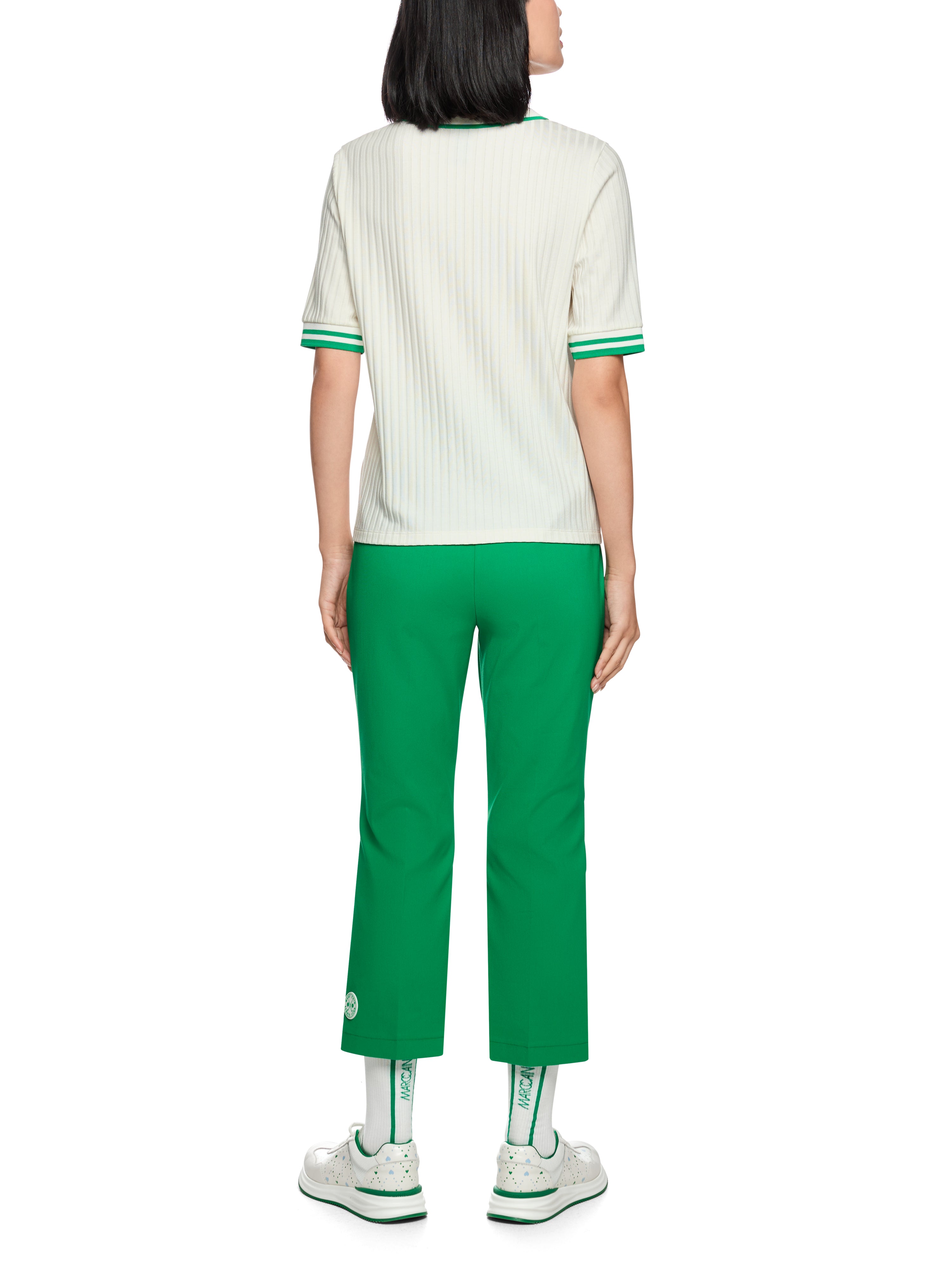 Marc Cain Poloshirt im Ripp-Design