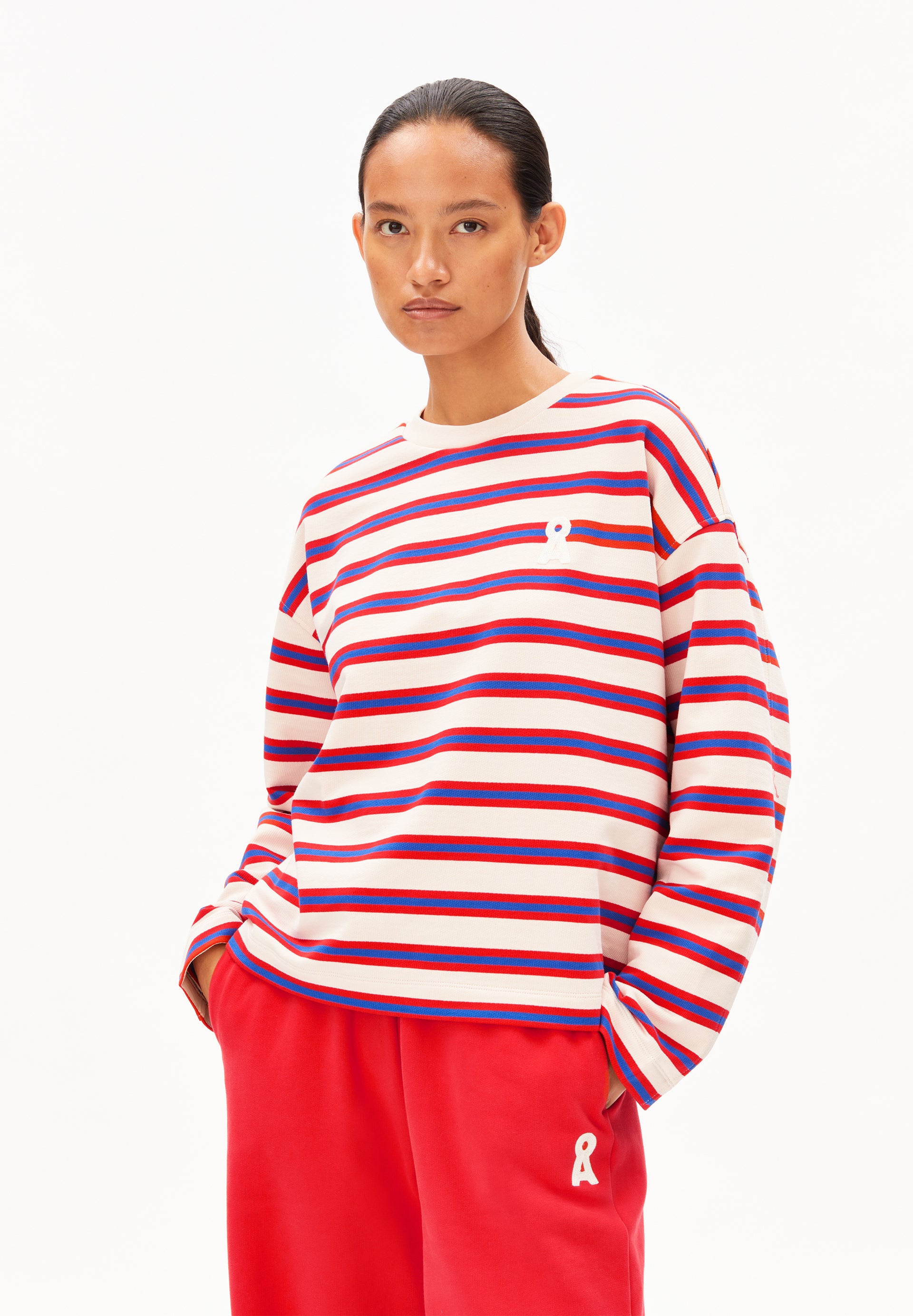 armedangels Sweatshirt ICONIC Å FRANKAA BOLD aus Bio-Baumwolle