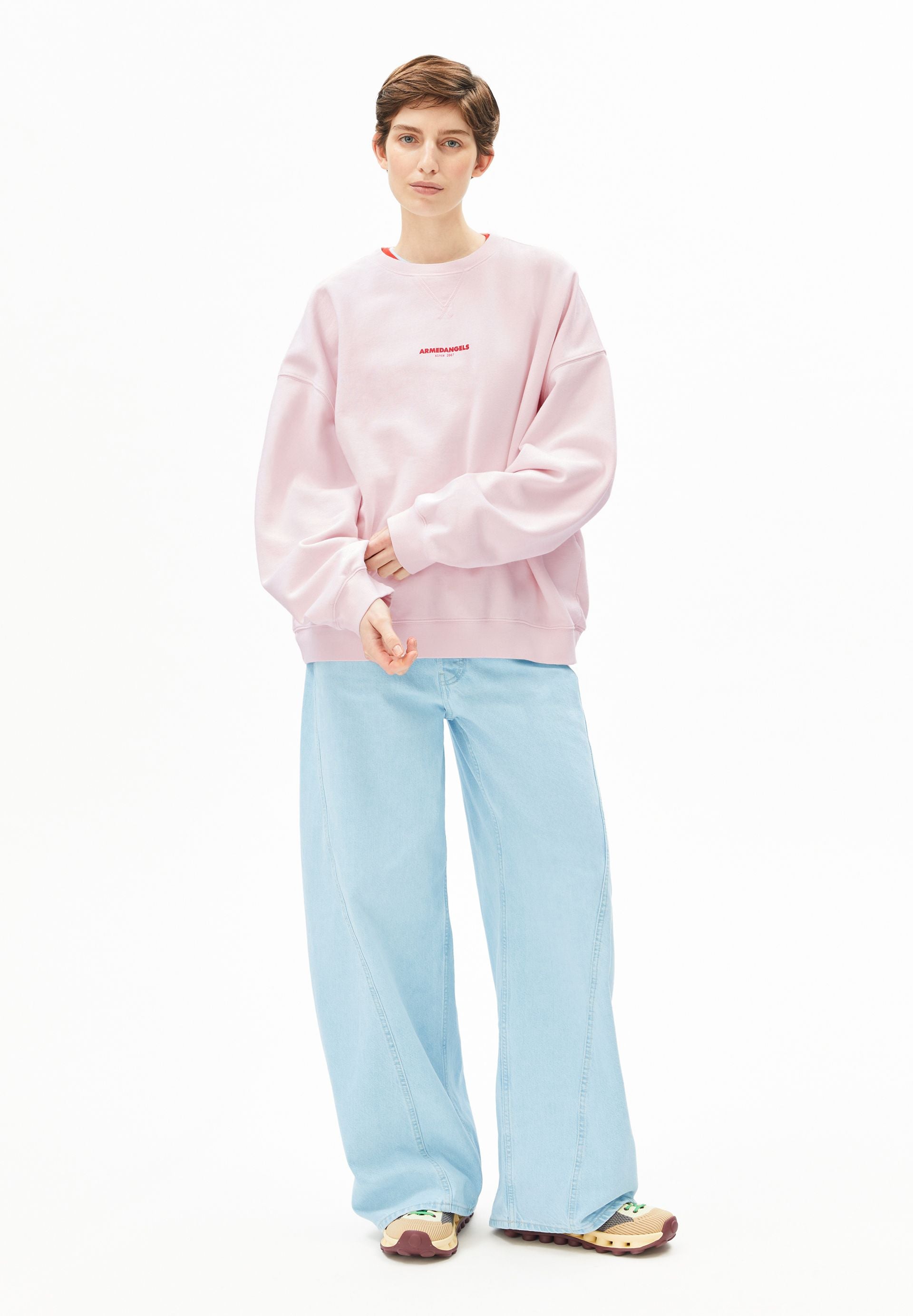 armedangels Sweatshirt GMT DYE CREWNECK aus Bio-Baumwolle