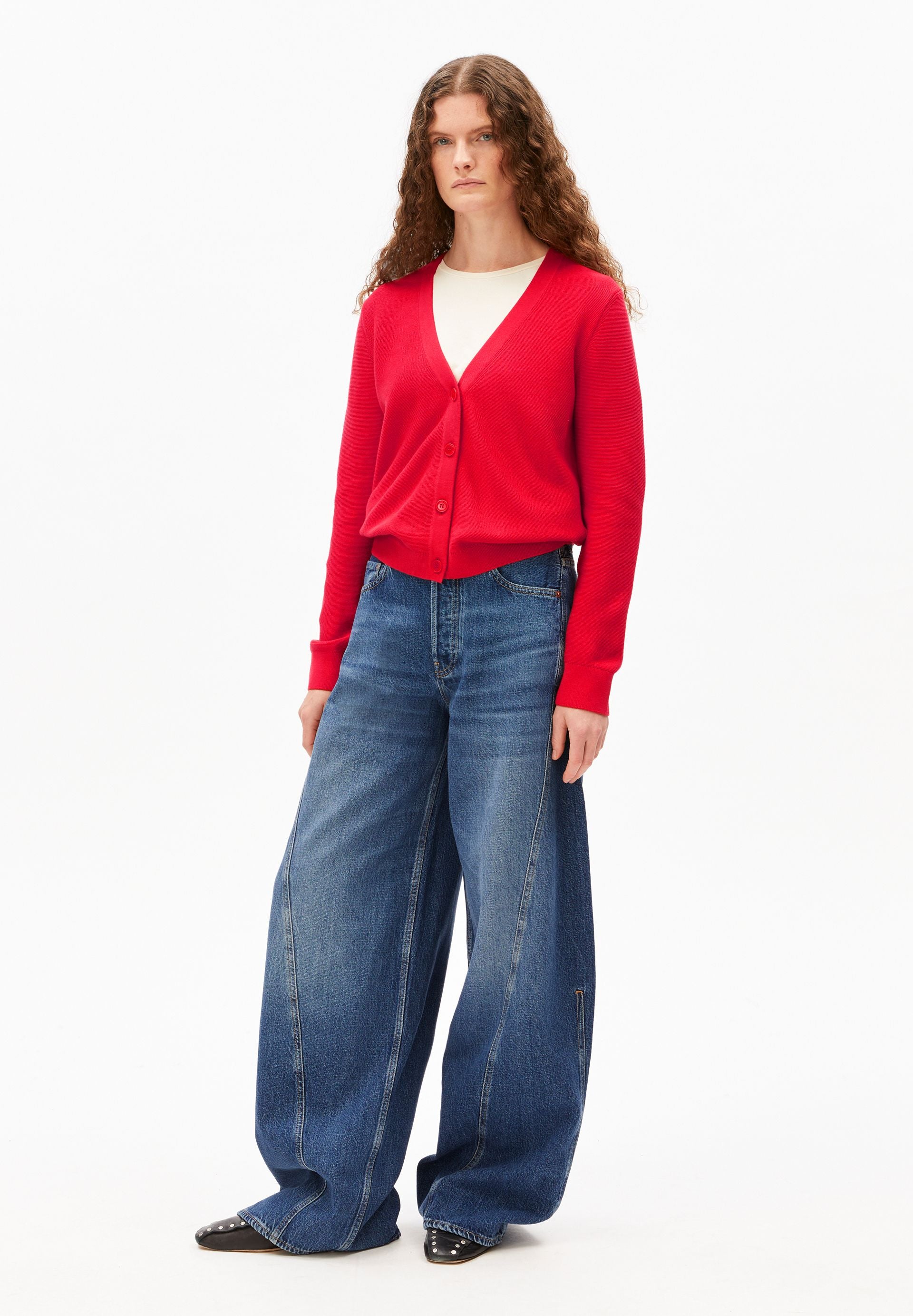 armedangels Strickjacke MENAAL LINKS LINKS aus Bio-Baumwolle