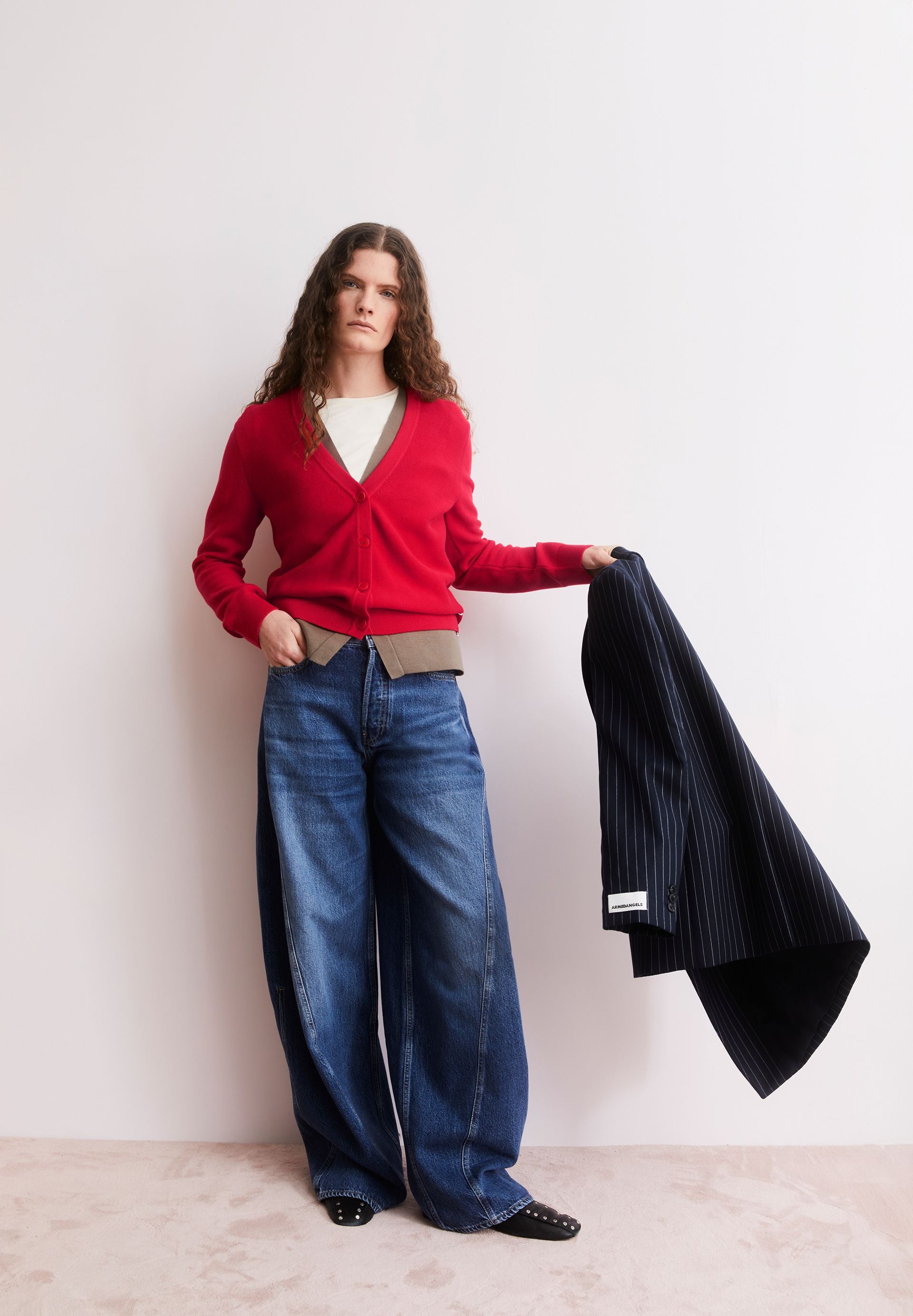 armedangels Strickjacke MENAAL LINKS LINKS aus Bio-Baumwolle