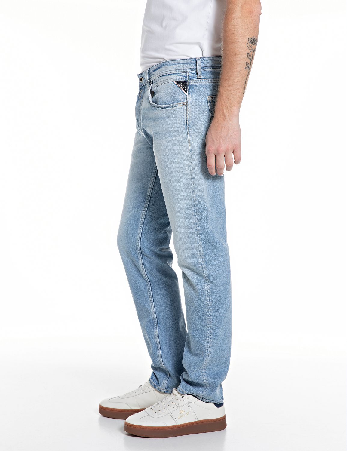 Replay Straight-Fit-Jeans Grover MA972B