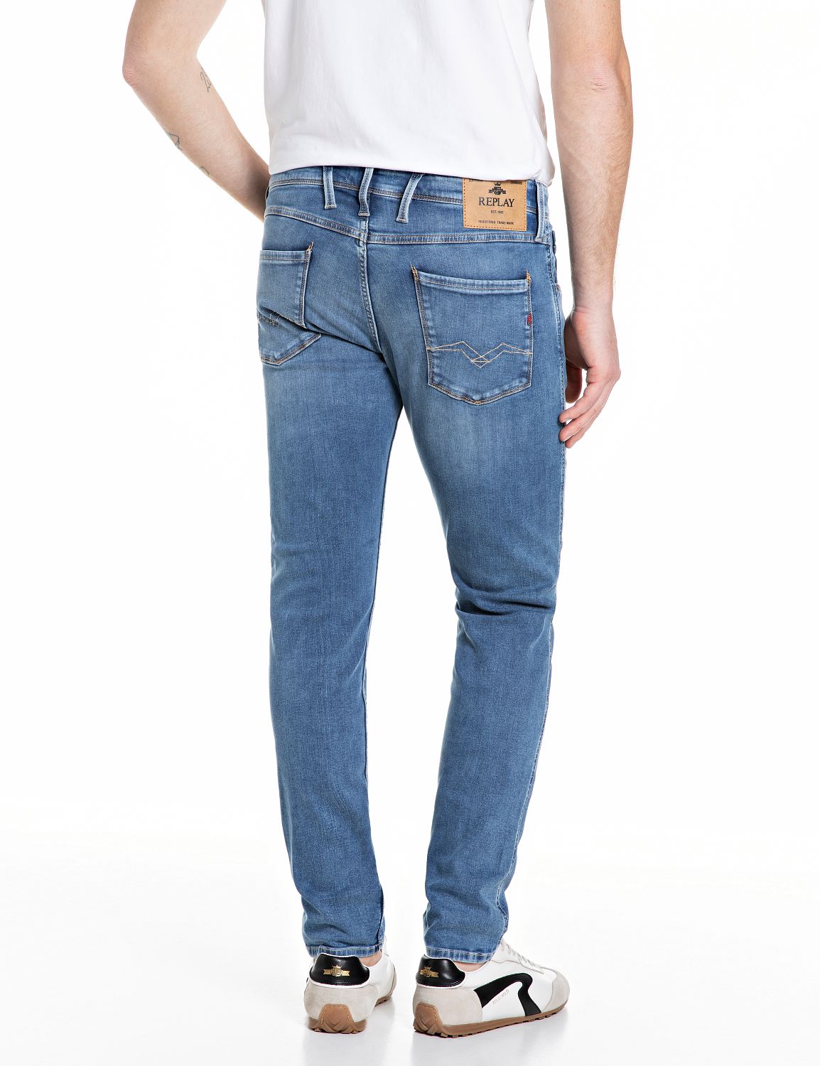 Replay Slim-Fit-Jeans Anbass M914Y