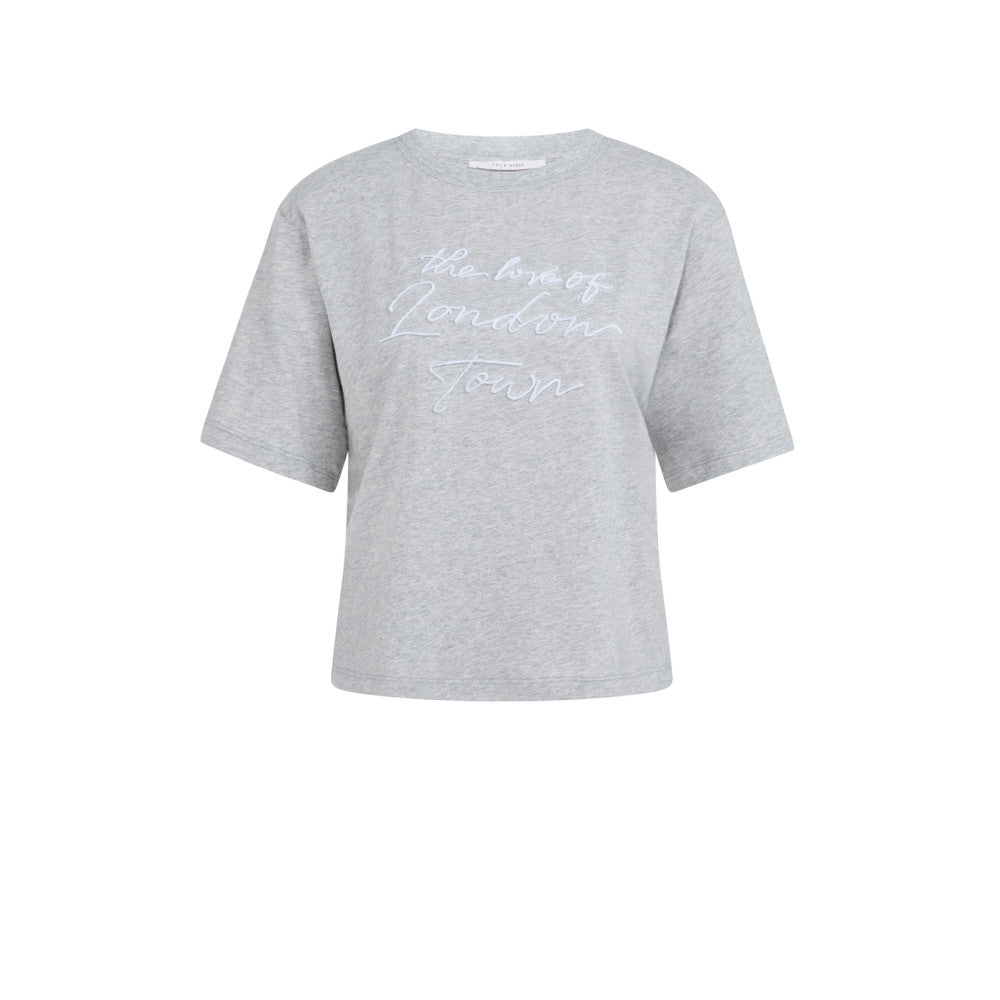 Yaya T-Shirt mit Flockdruck