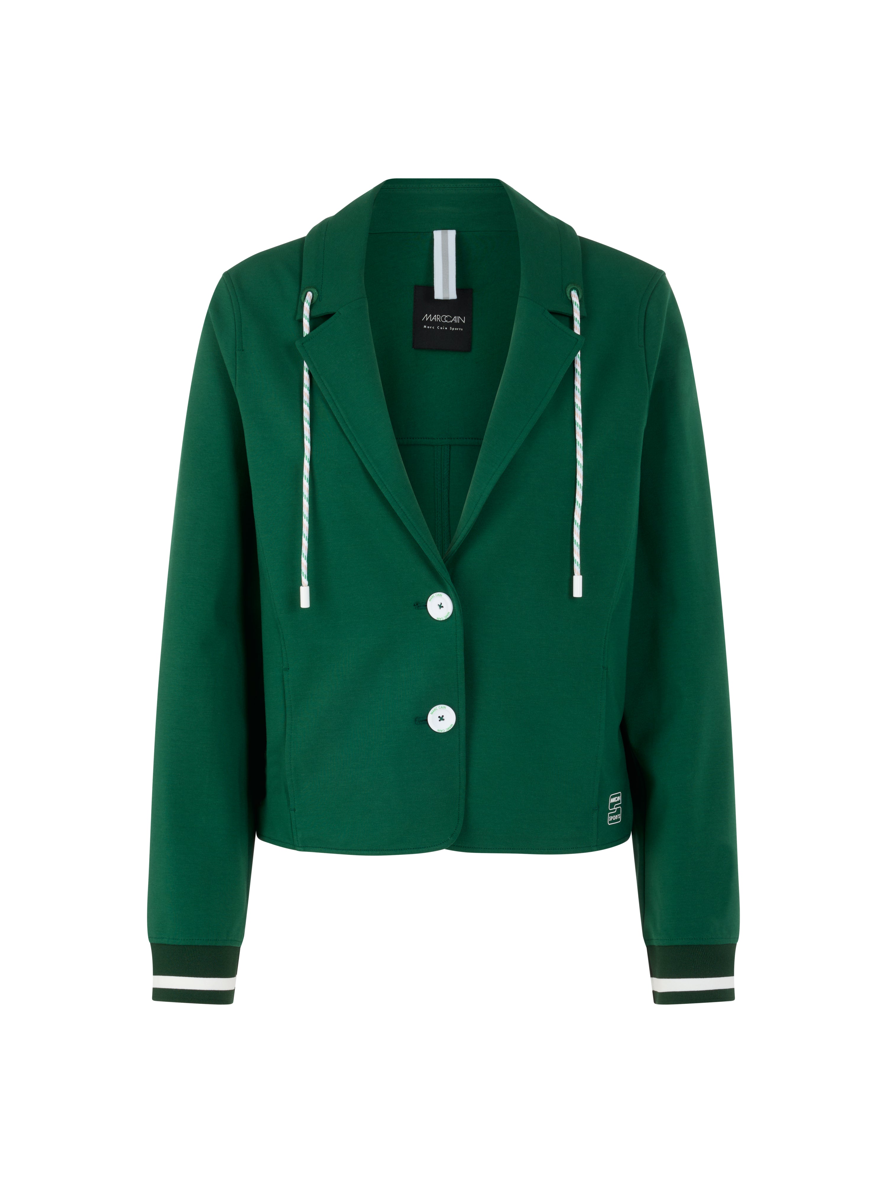 Marc Cain Sportiver Blazer mit Ringeldetails