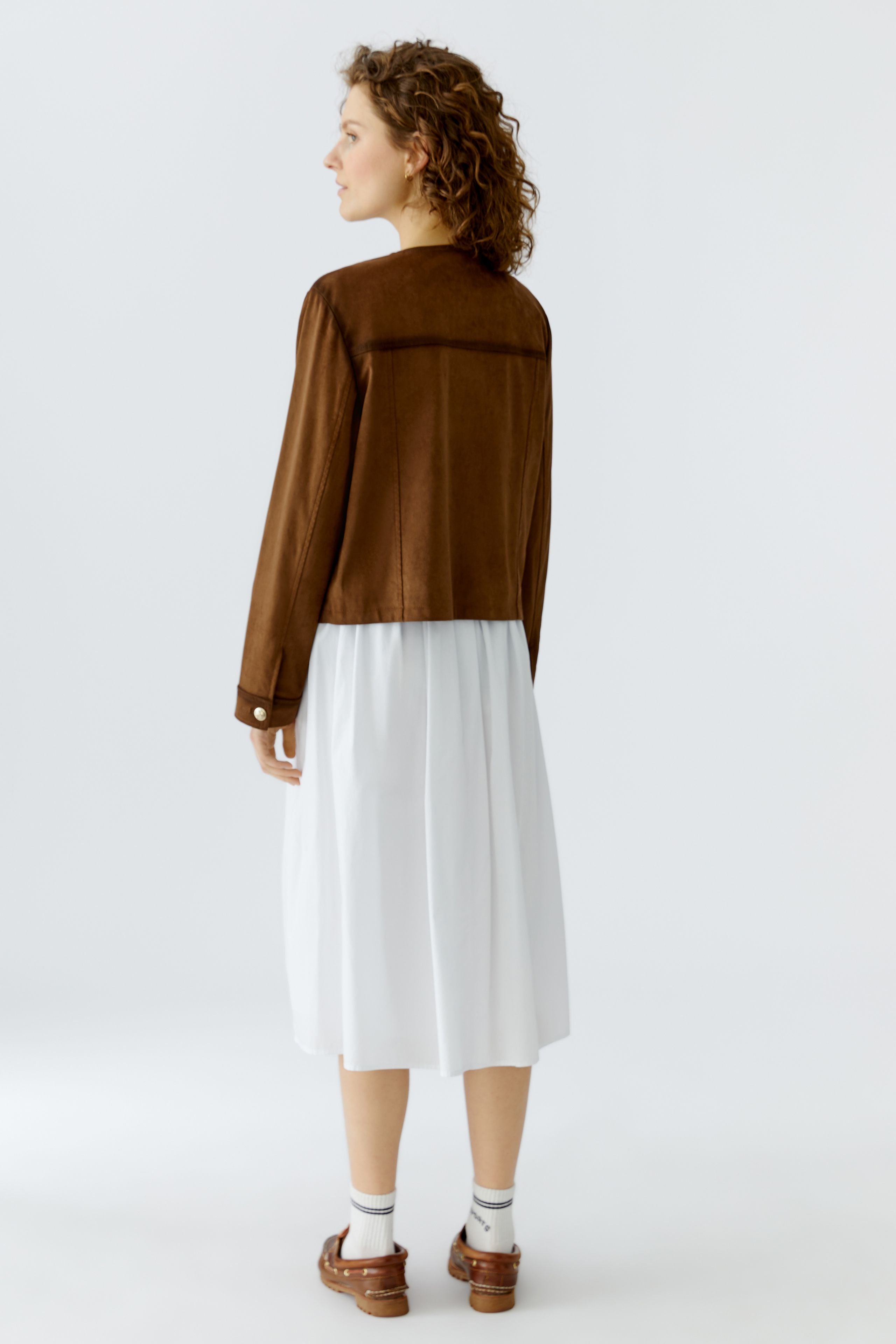 OUI Velourslederoptik Jacke