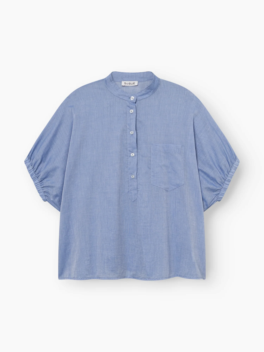 SoSue Cowboy Button Cotton Bluse