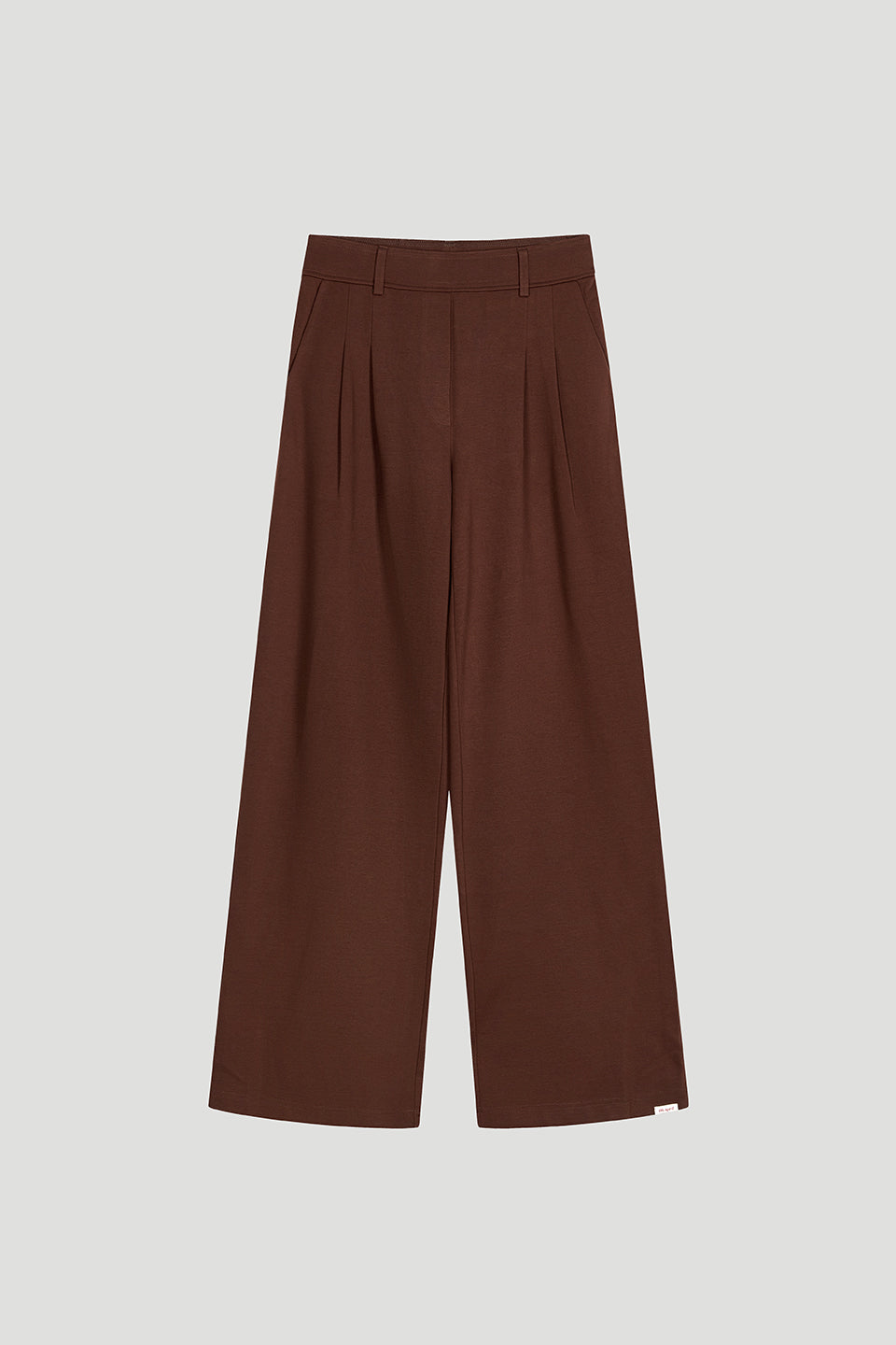 Oh April Miri Wide Leg Pants Cocoa Dust
