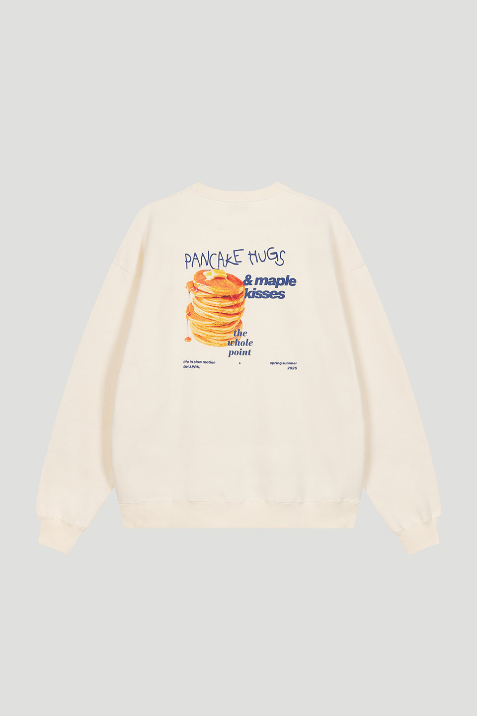 Oh April OV Sweater Pancake Off White