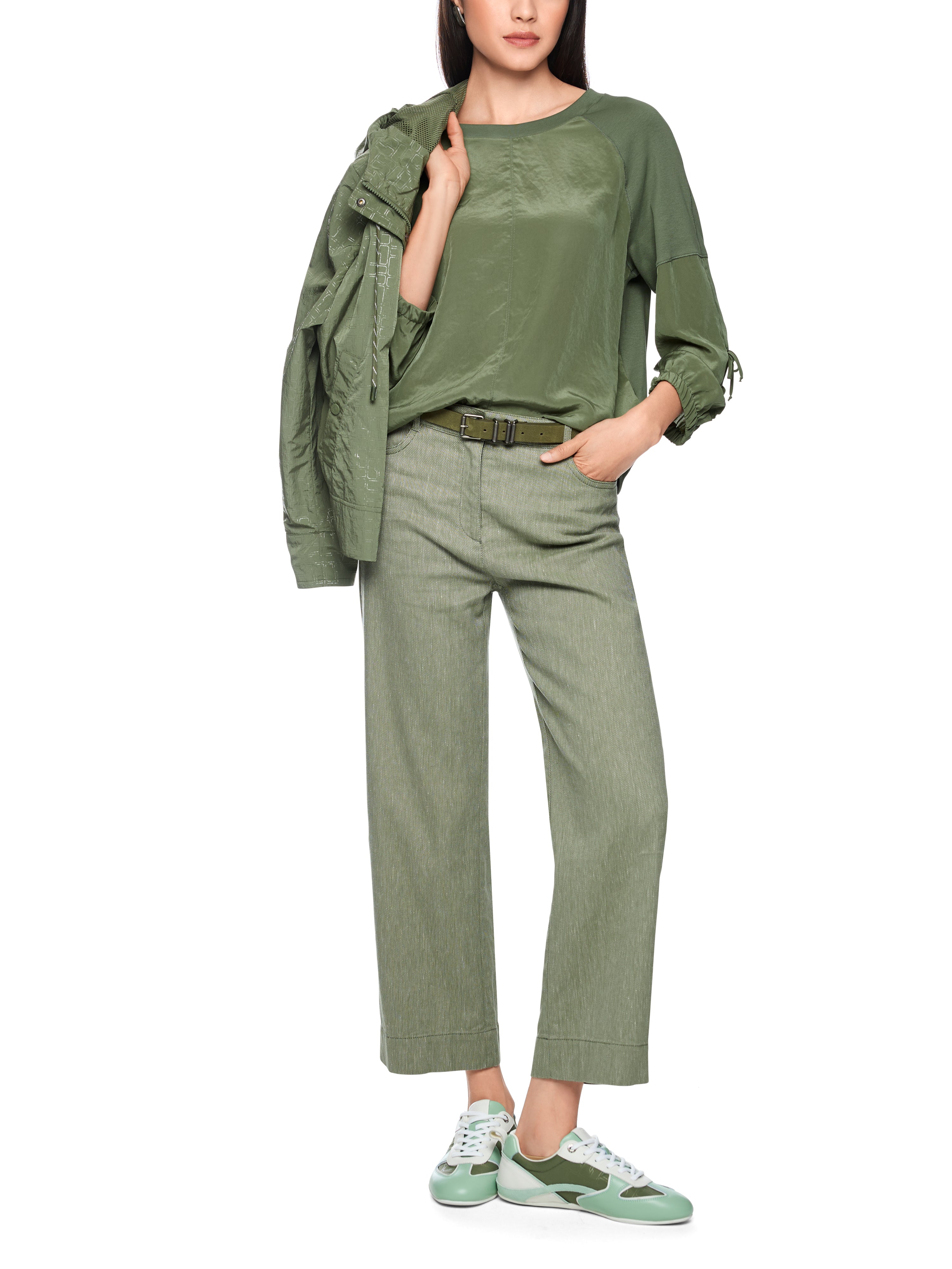 Marc Cain Blusenshirt im Materialmix