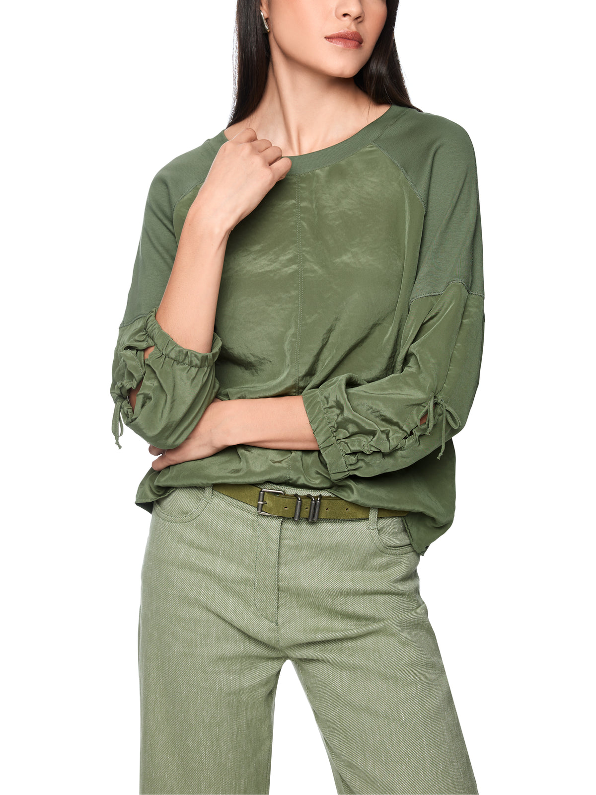 Marc Cain Blusenshirt im Materialmix