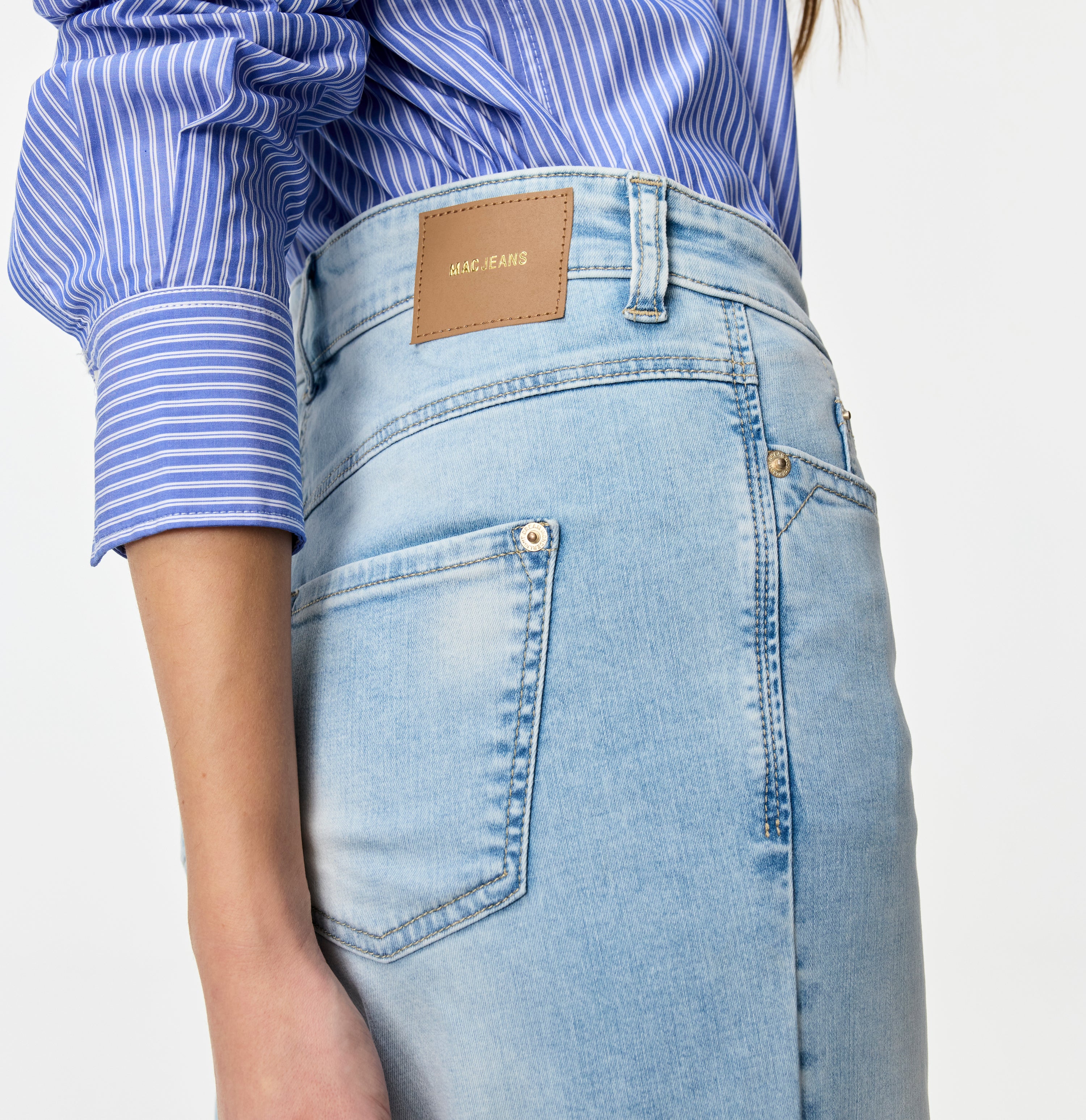 MAC JEANS - DREAM WIDE, DREAM Wonder light Denim