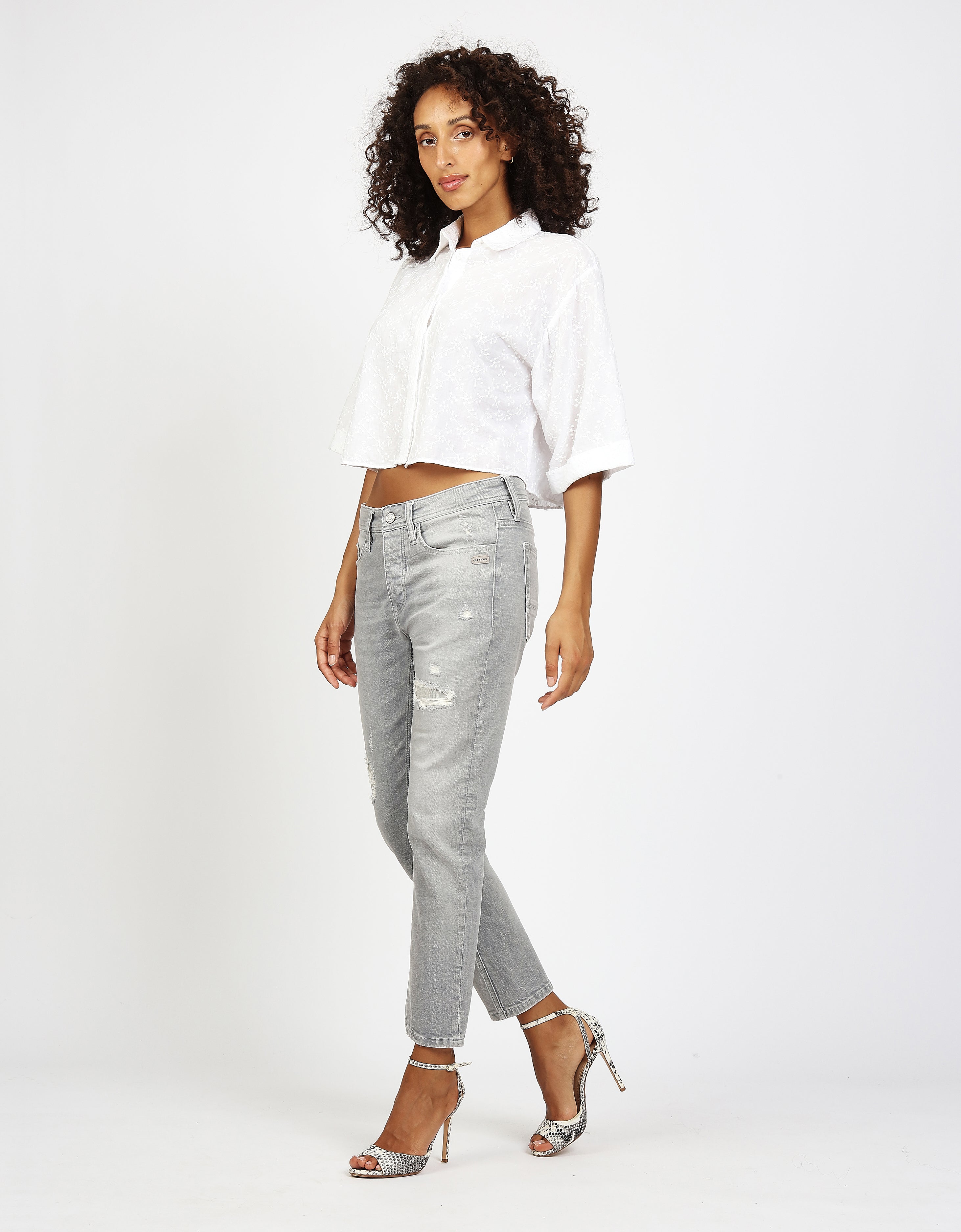 GANG Jeans  CROPPED - boyfriend fit 94NICA