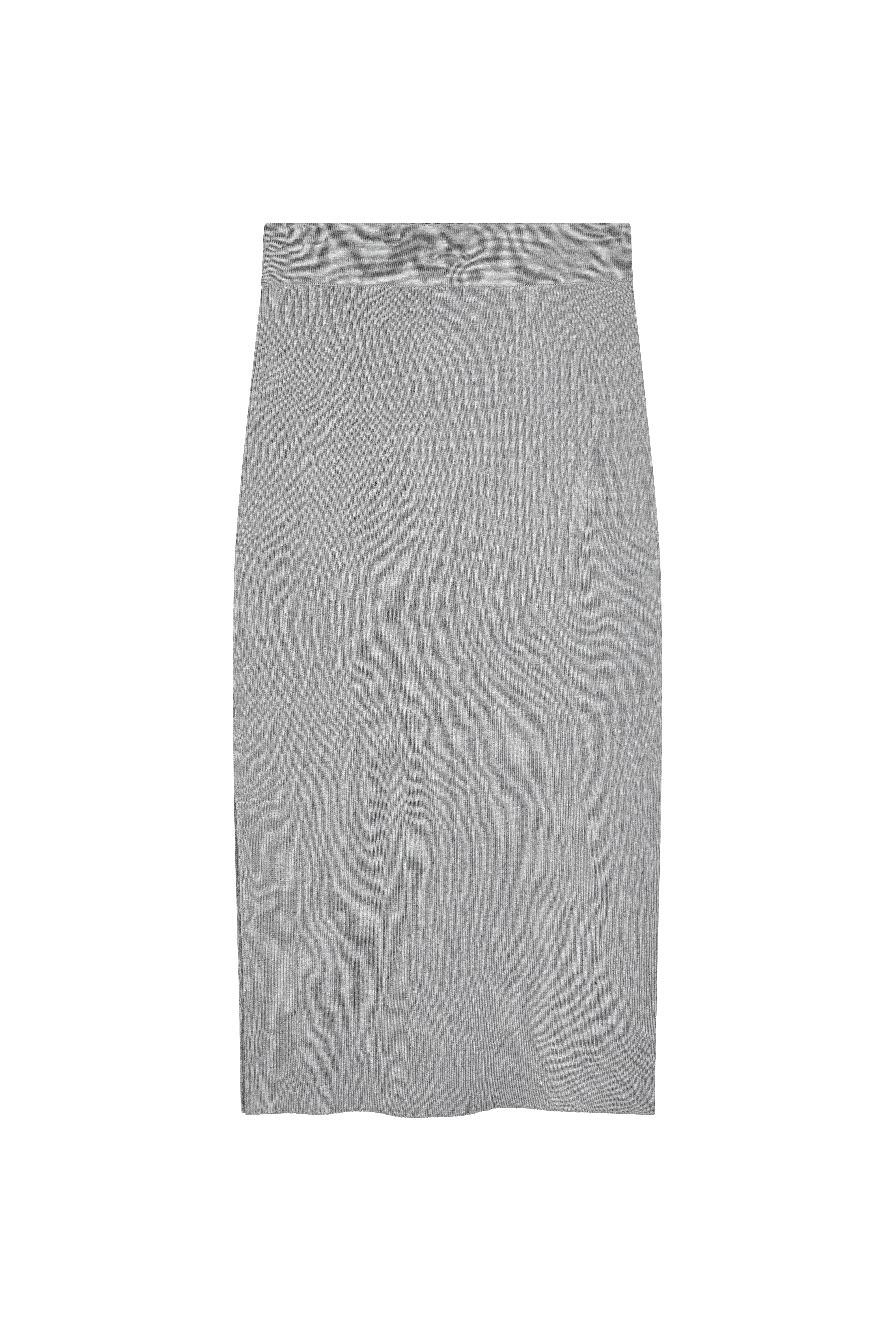 Karo Kauer Knit Skirt Grey