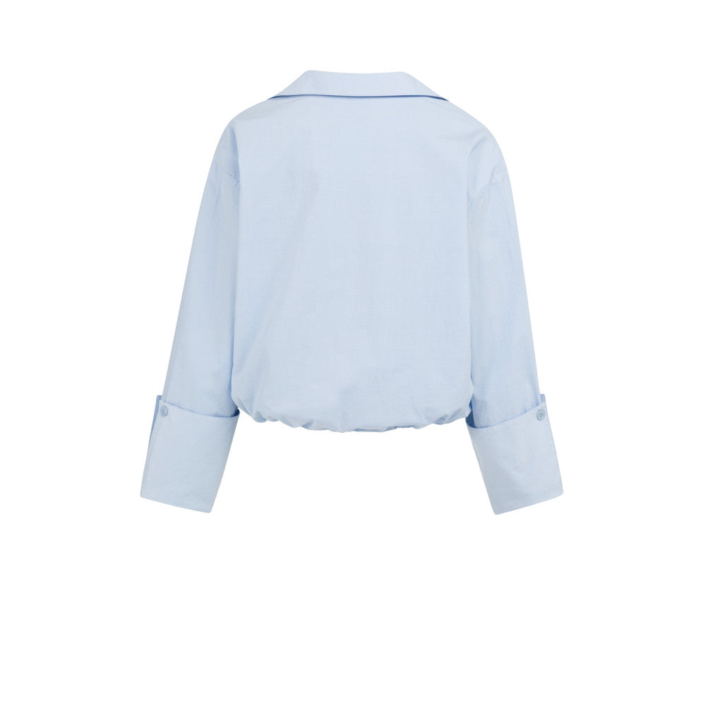 Yaya Ballonbluse mit V-Ausschnitt