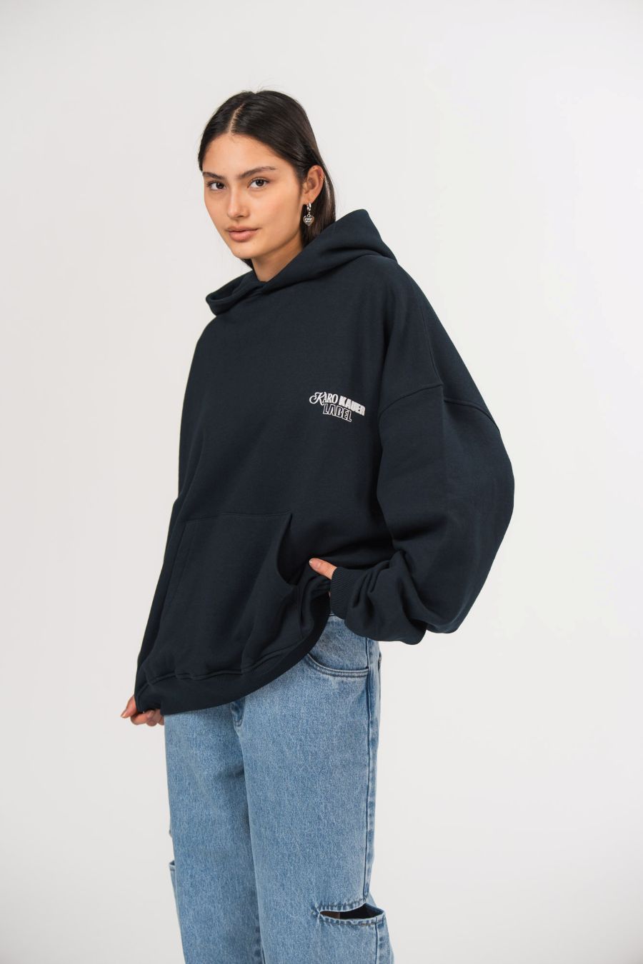 Karo Kauer Hoodie No Hustle