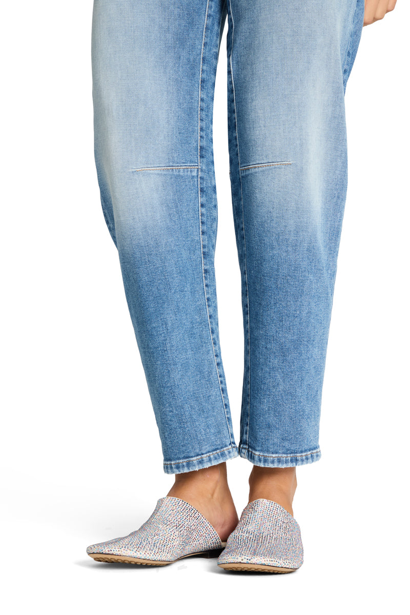 CAMBIO Jeans O-Shapped Cropped Ocean