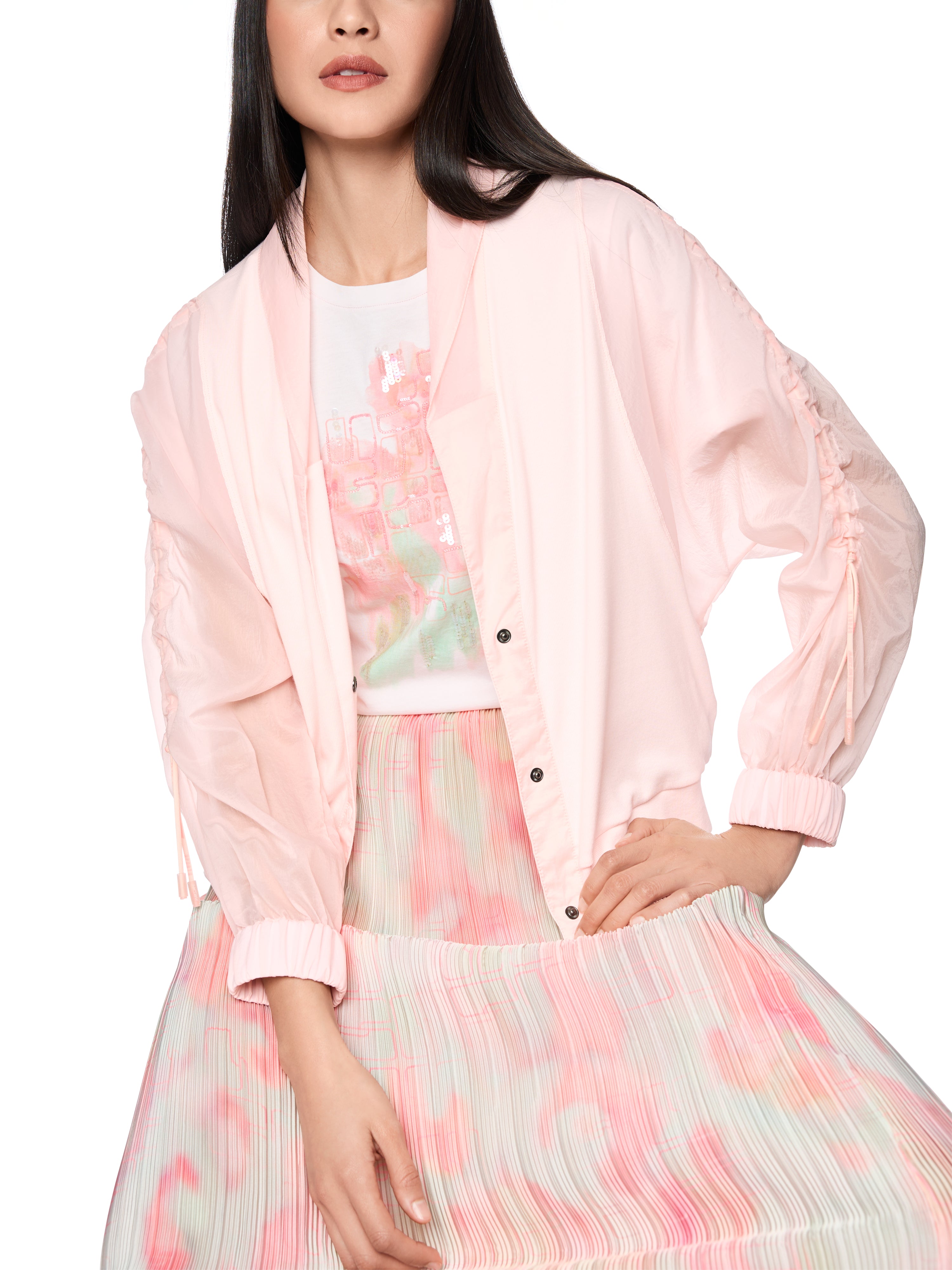 Marc Cain Leichte Jacke im Materialmix