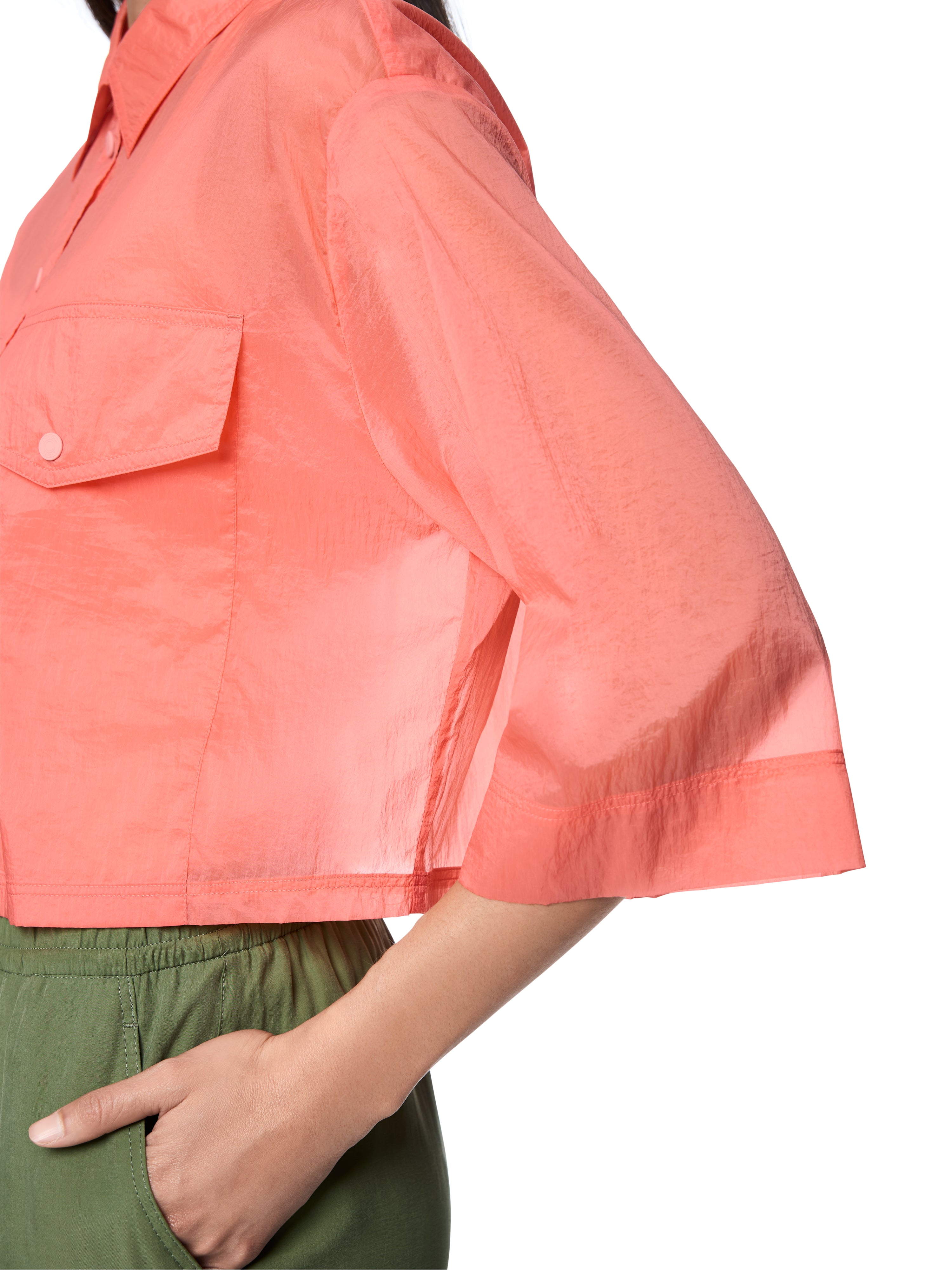 Marc Cain Transparente Hemdbluse