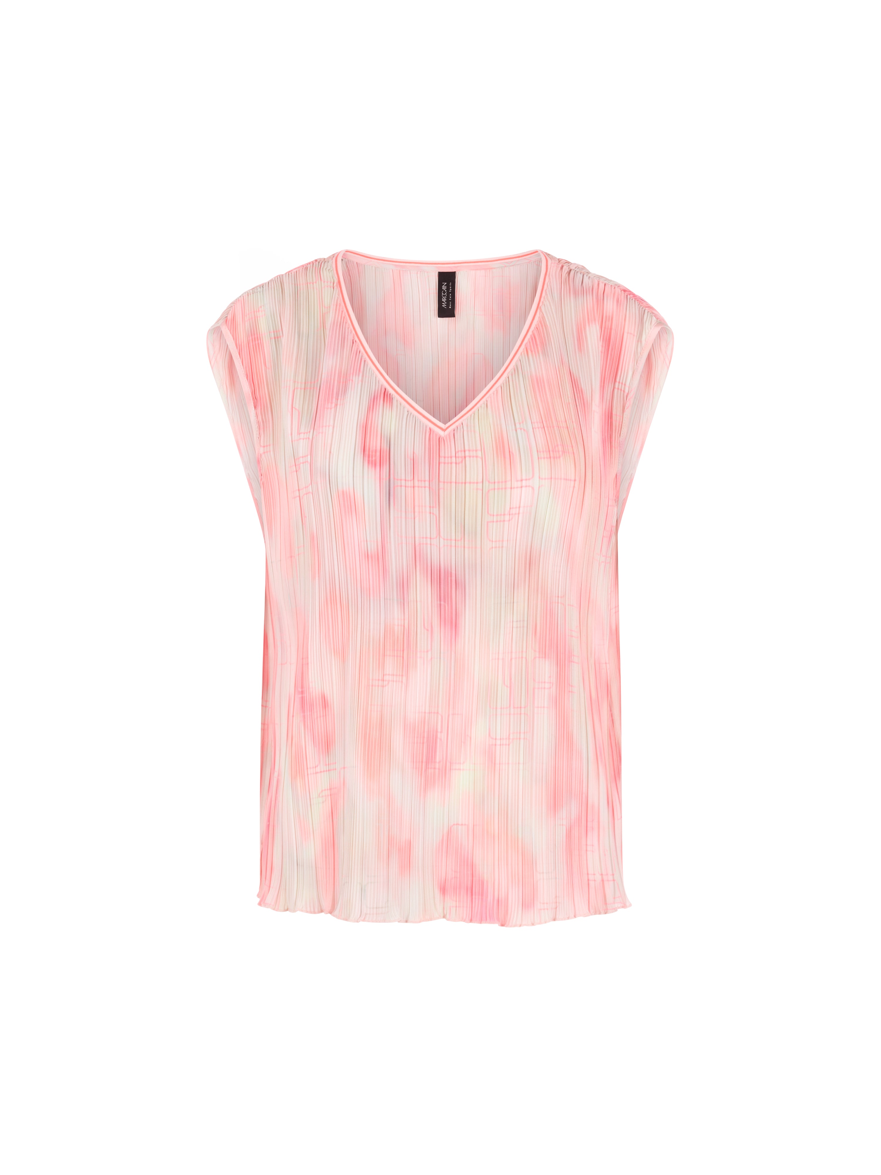 Marc Cain Ärmellose Plissee-Bluse