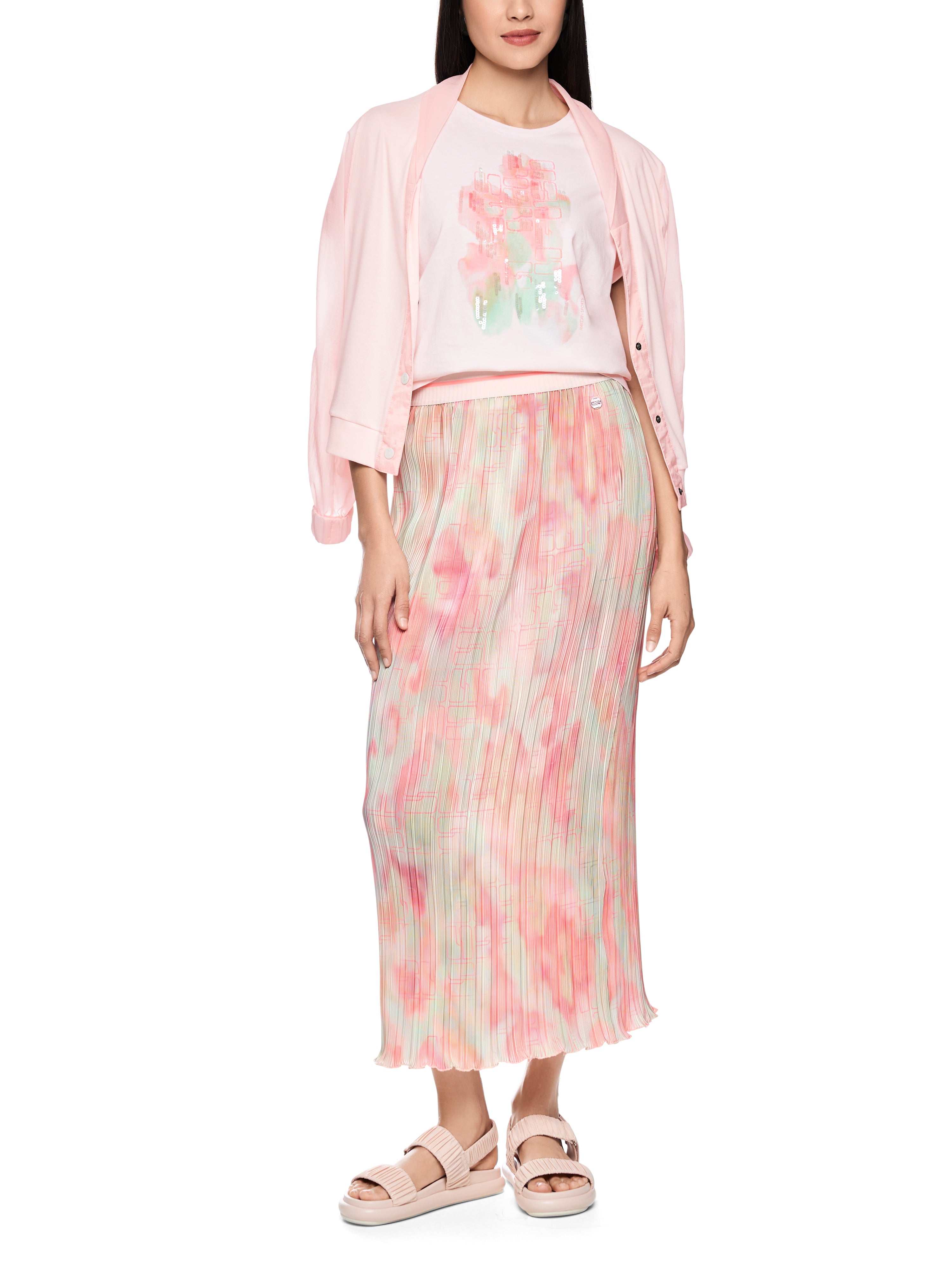 Marc Cain Gemusterter Plissee-Rock