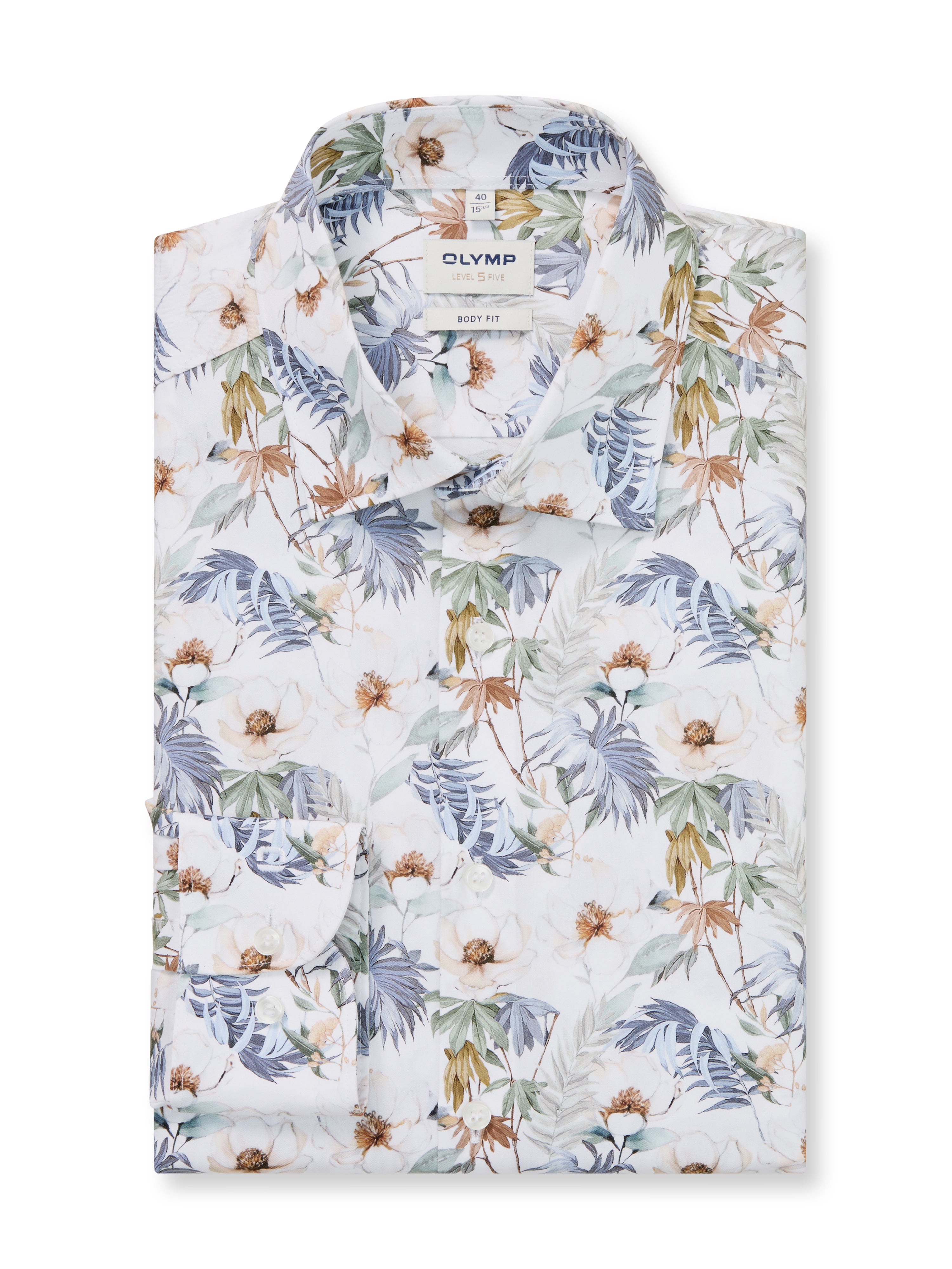 OLYMP Body Fit Businesshemd Level Five in weiss