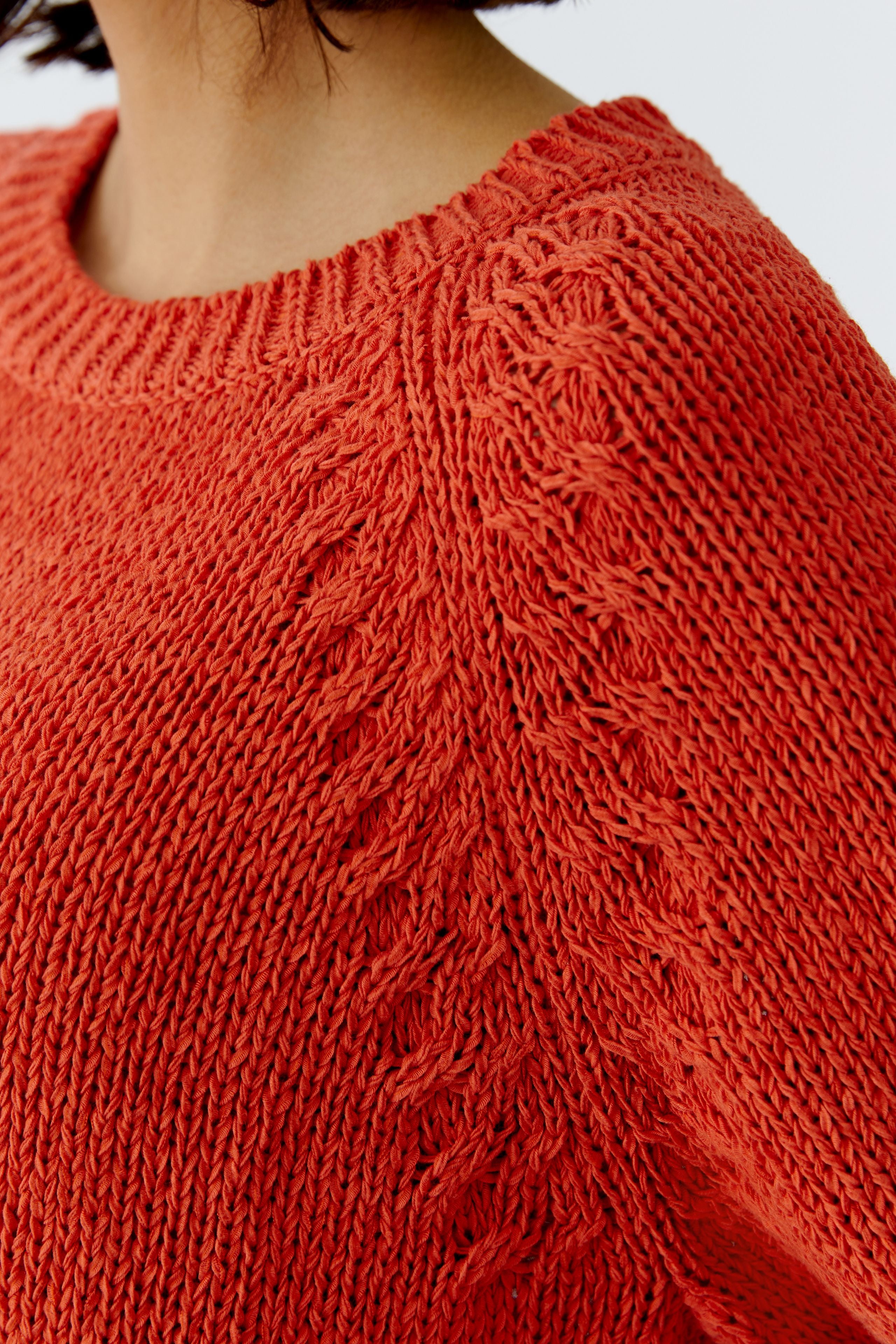 OUI Halbarm Pullover