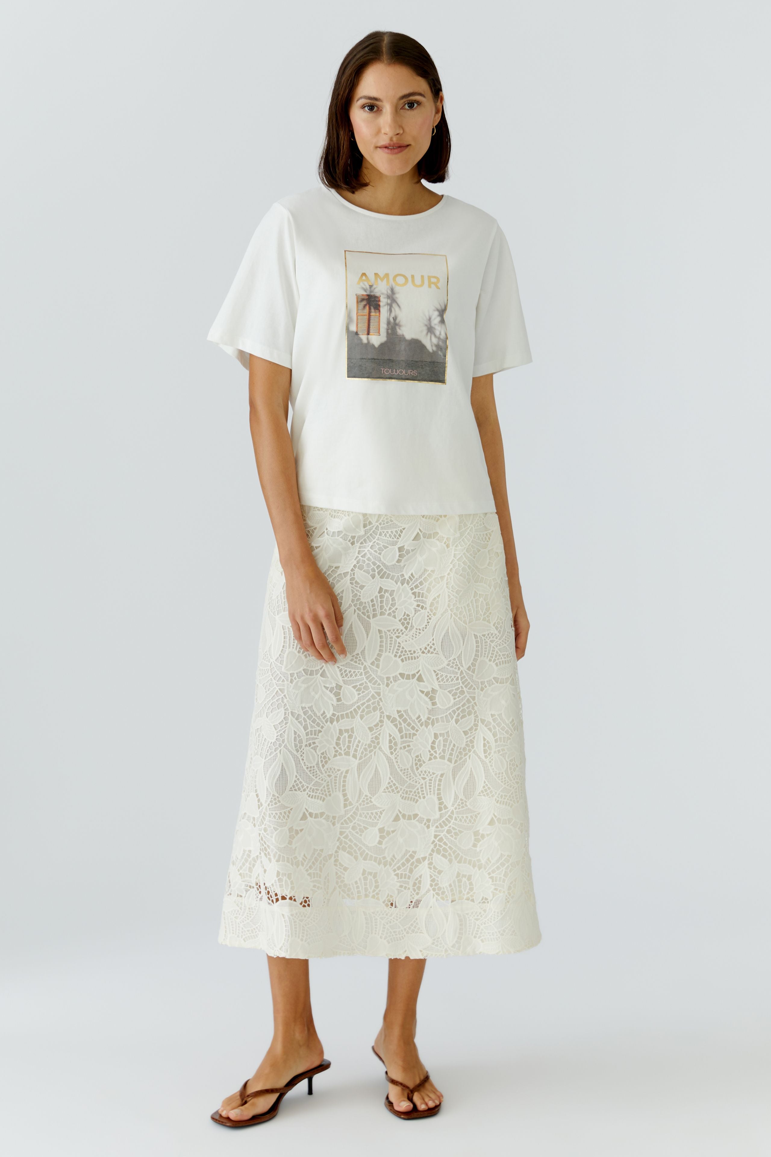 OUI T-Shirt mit wertigem Digitaldruck