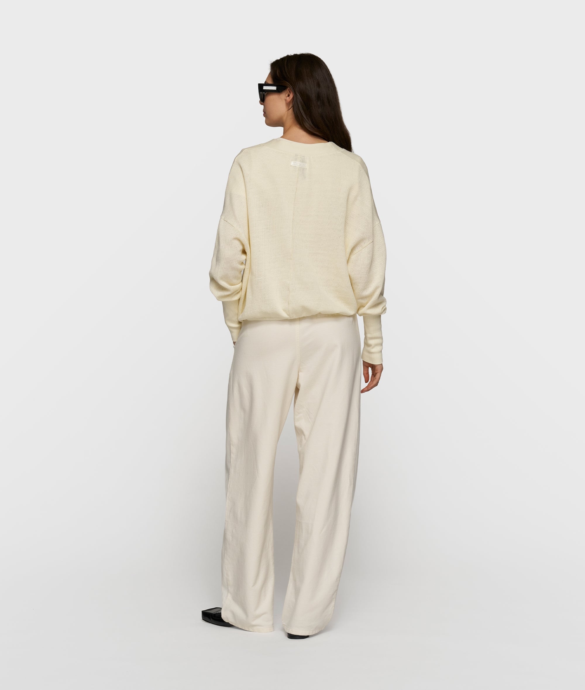 10Days v-neck cardigan mesh