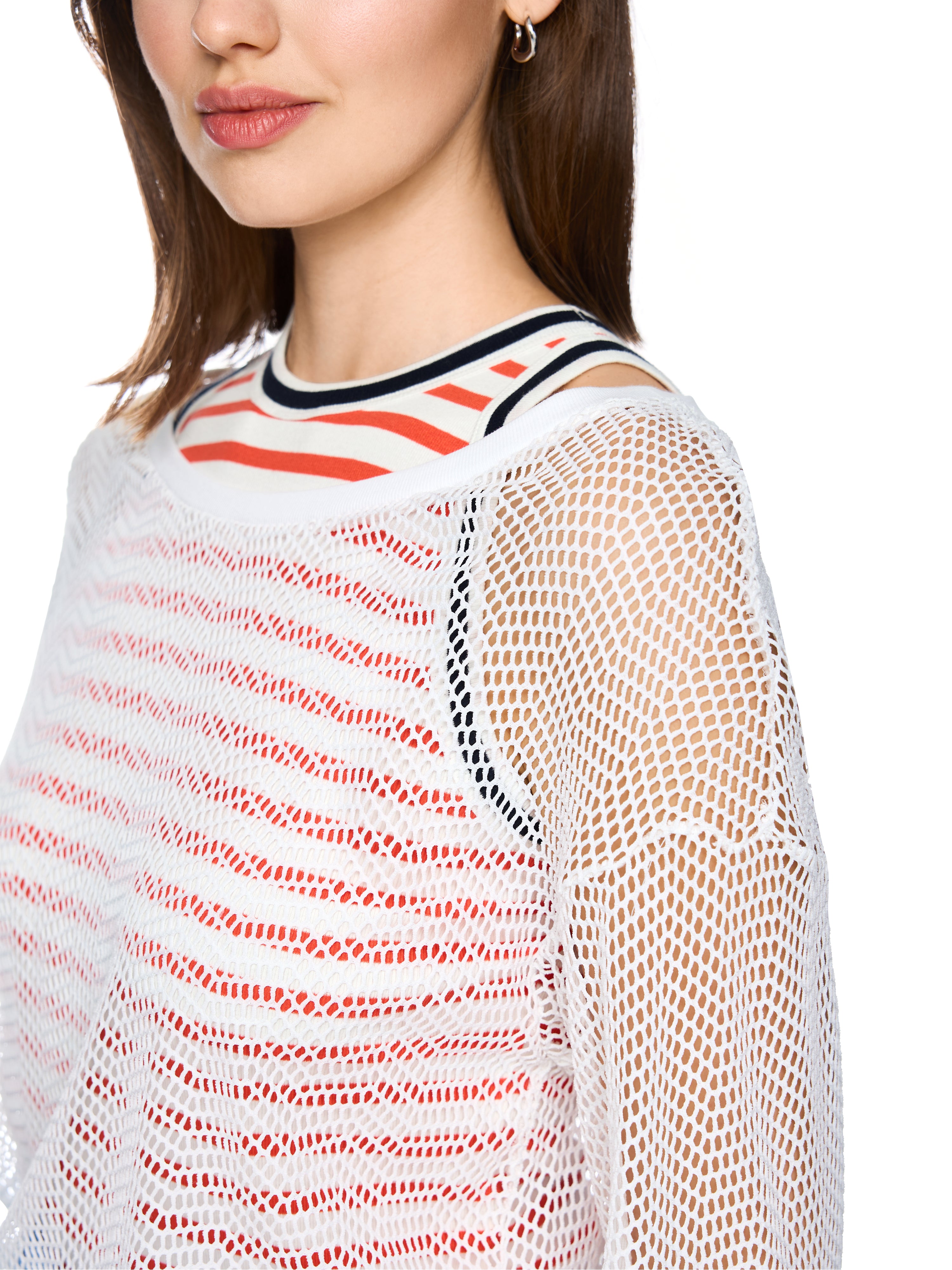 Marc Cain Shirt in Netz-Optik