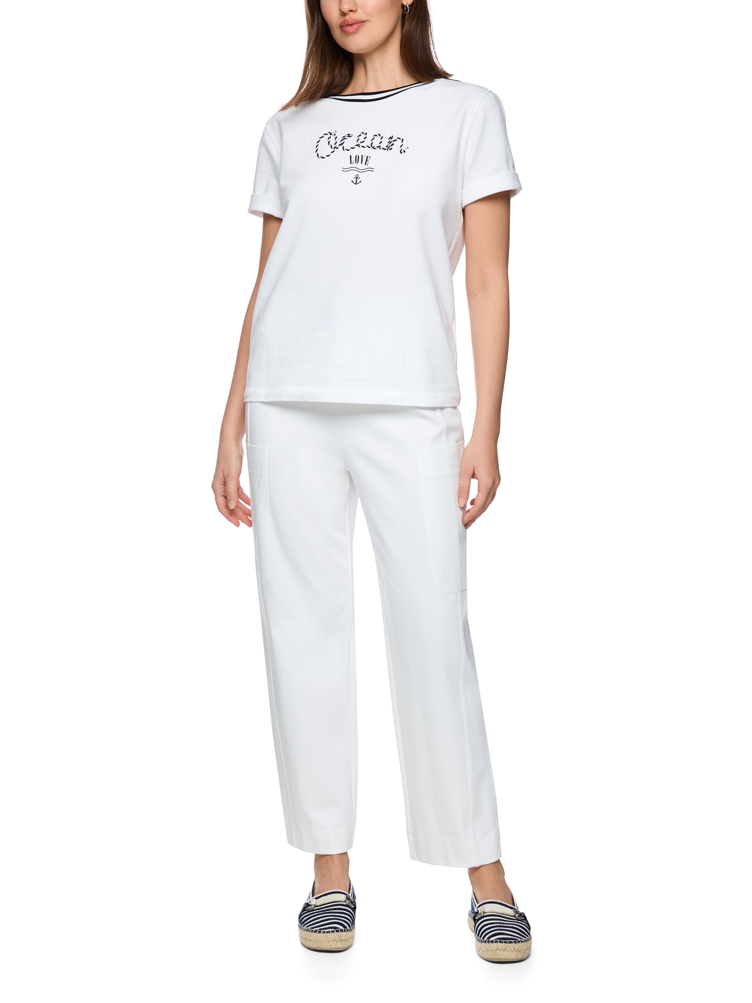 Marc Cain T-Shirt mit maritimem Print