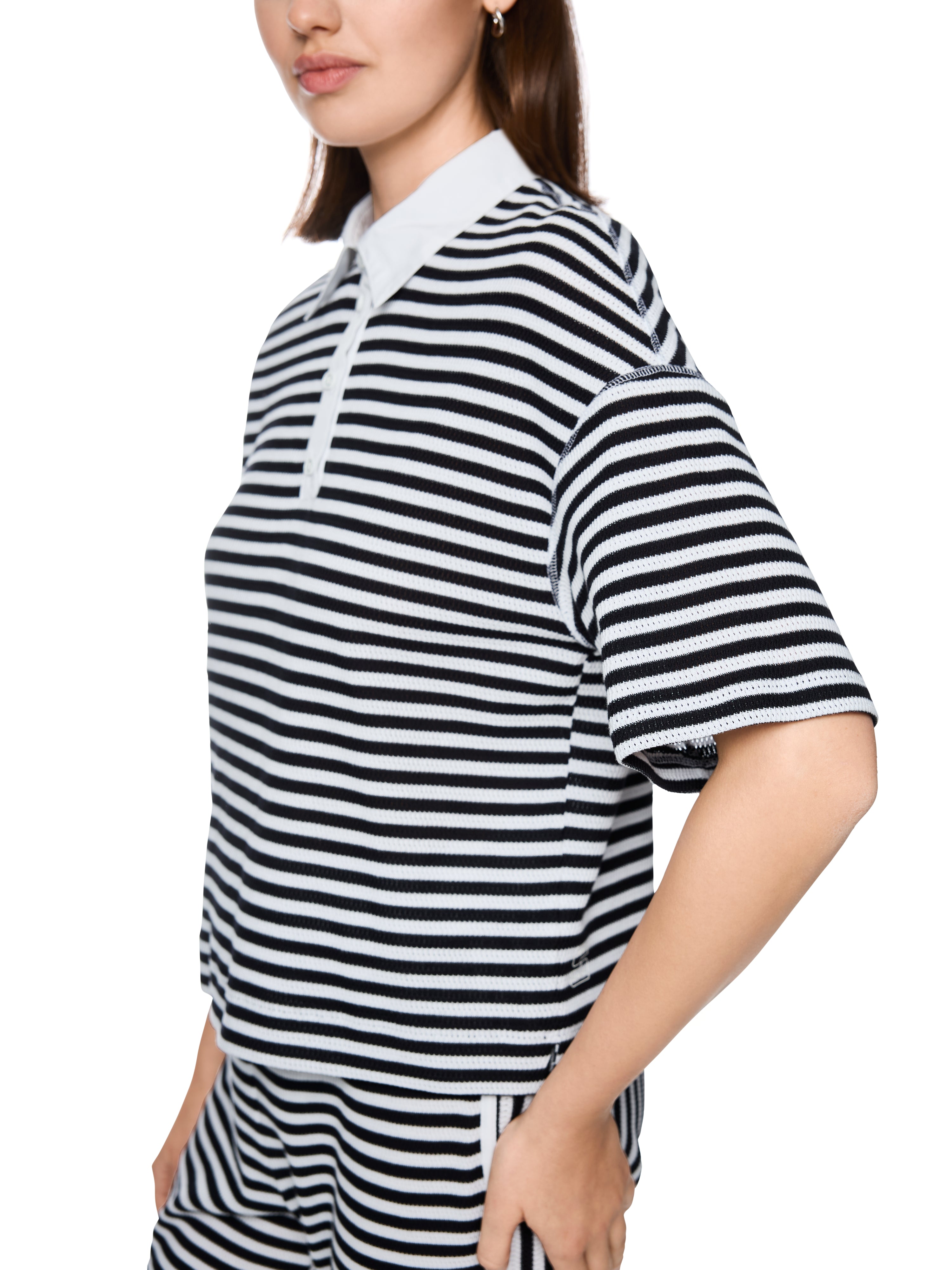 Marc Cain Gestreiftes Poloshirt