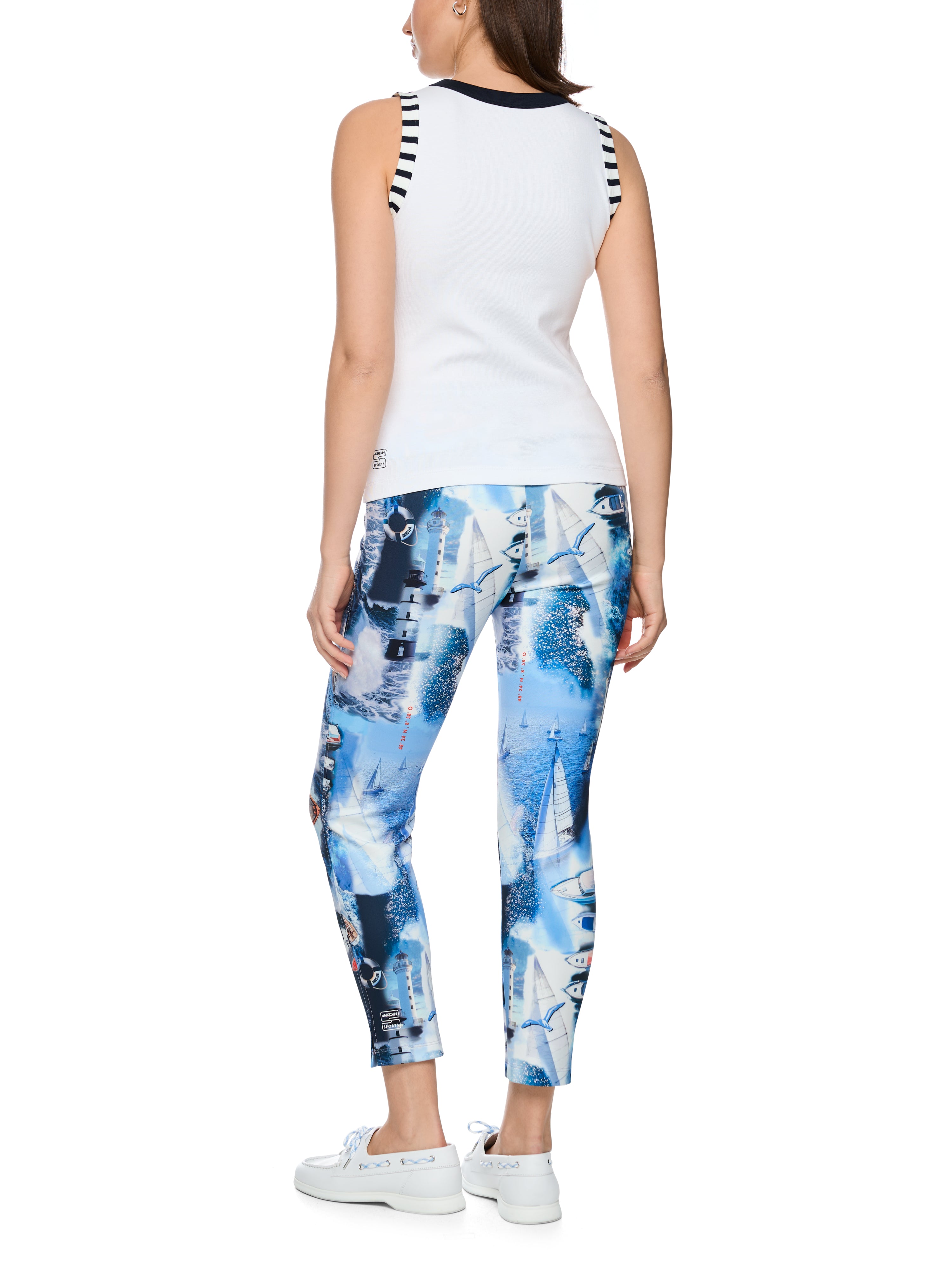 Marc Cain Top mit maritimem Print