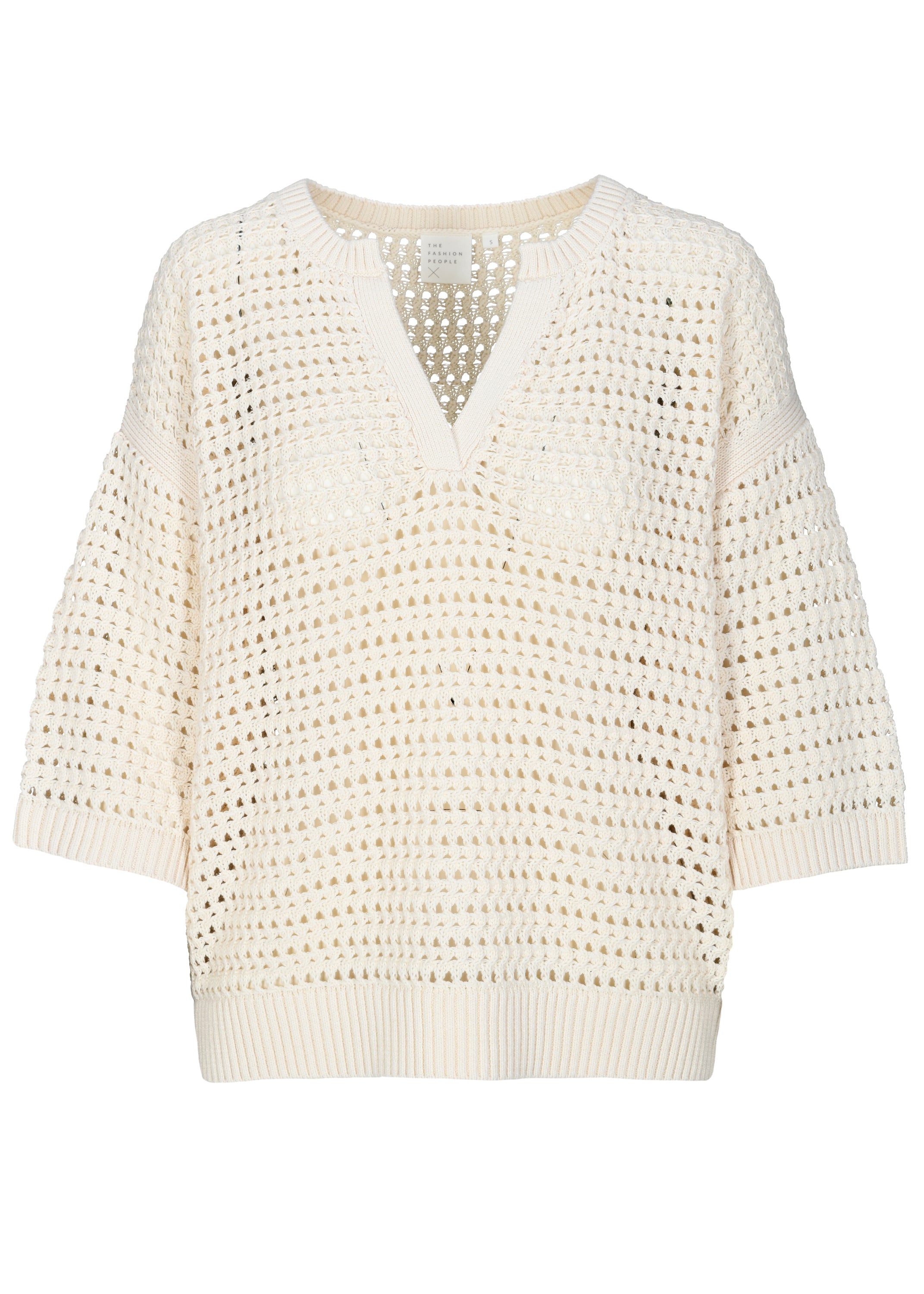 The Fashion People Ajour V-Neck knitted